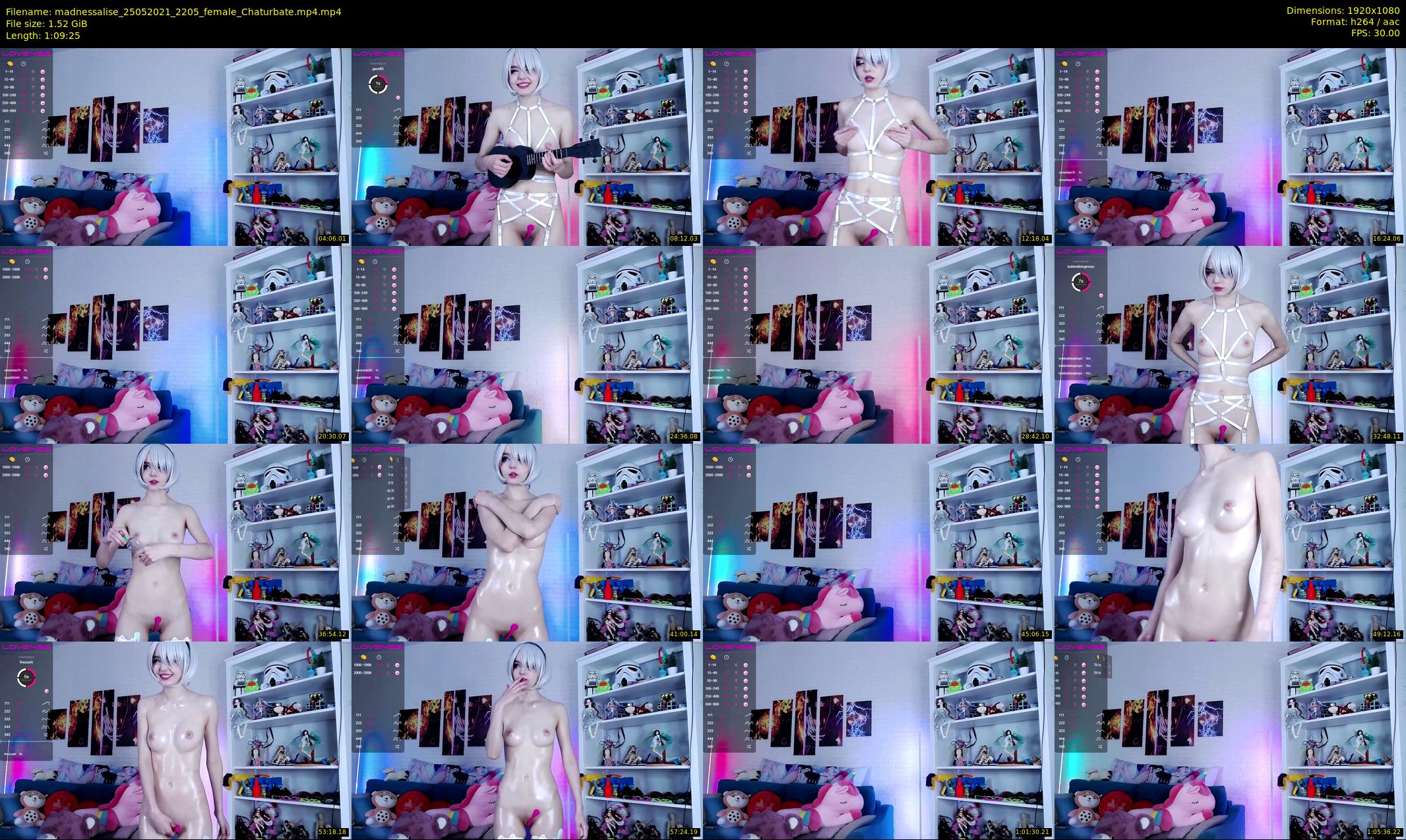 madnessalise — 70 minute Chaturbate female cam show recording, 1080p, May 25, 2021