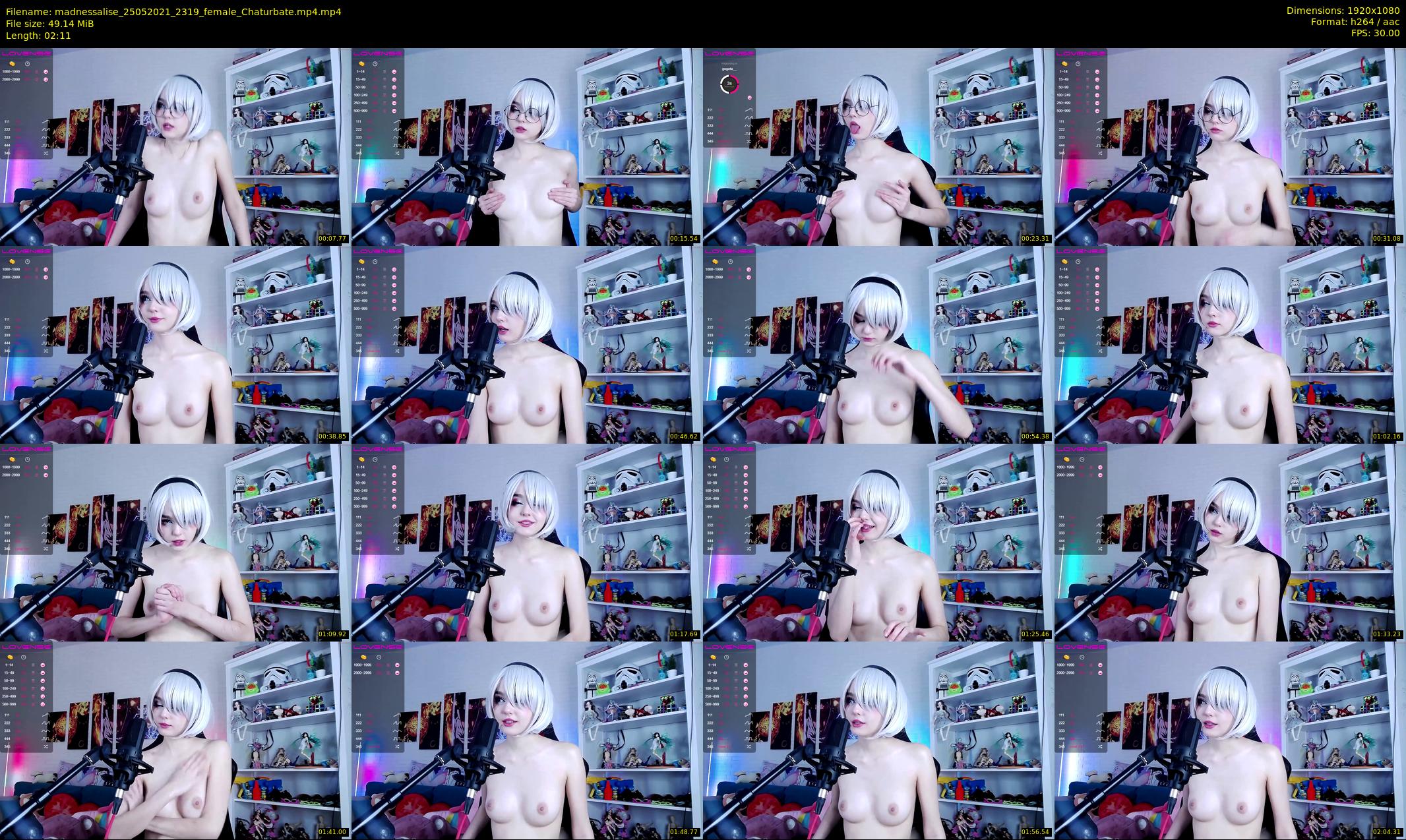 madnessalise — 3 minute Chaturbate female cam show recording, 1080p, May 25, 2021