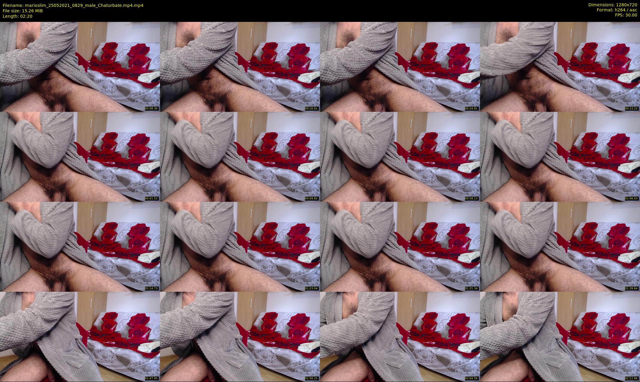 marioslim — 3 minute Chaturbate male cam show recording, 720p, May 25, 2021