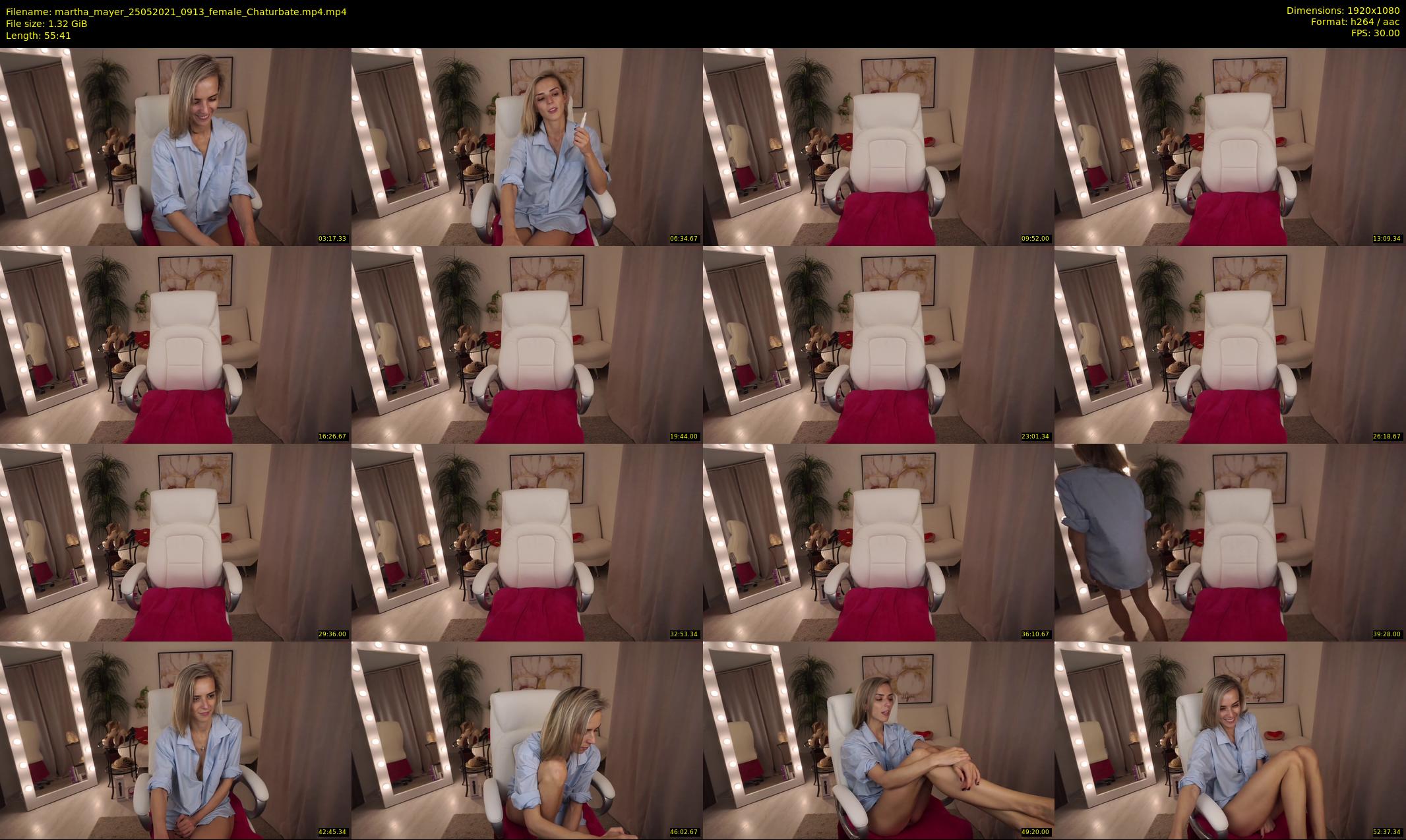 martha_mayer — 56 minute Chaturbate female cam show recording, 1080p, May 25, 2021