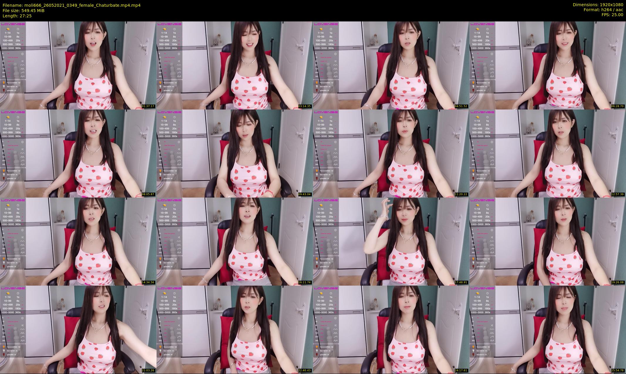 moli666 — 28 minute Chaturbate female cam show recording, 1080p, May 26, 2021