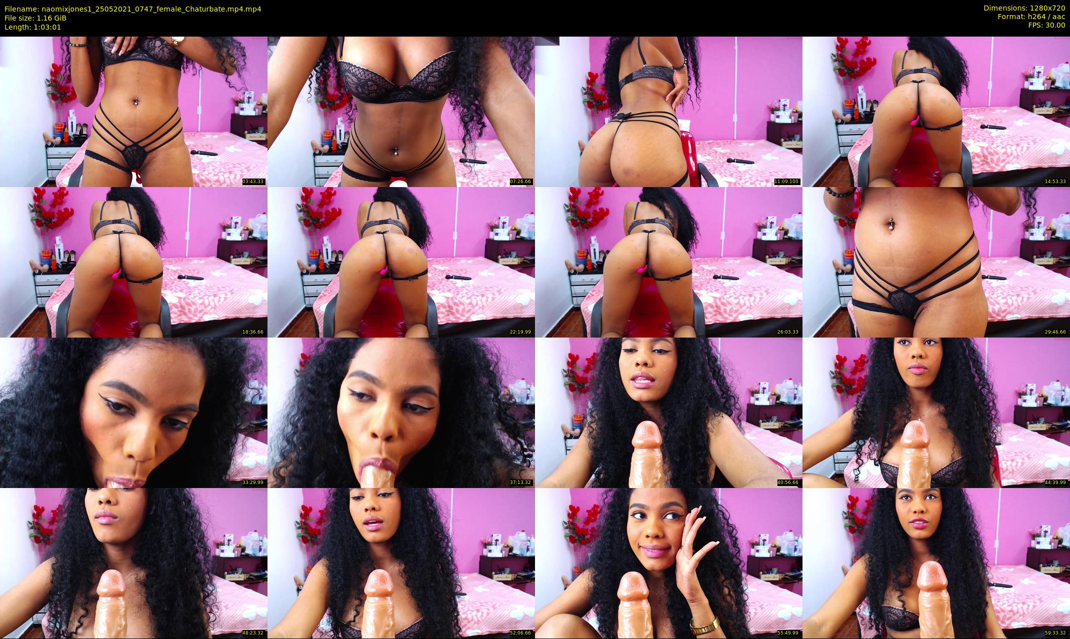 naomixjones1 — 64 minute Chaturbate female cam show recording, 720p, May 25, 2021