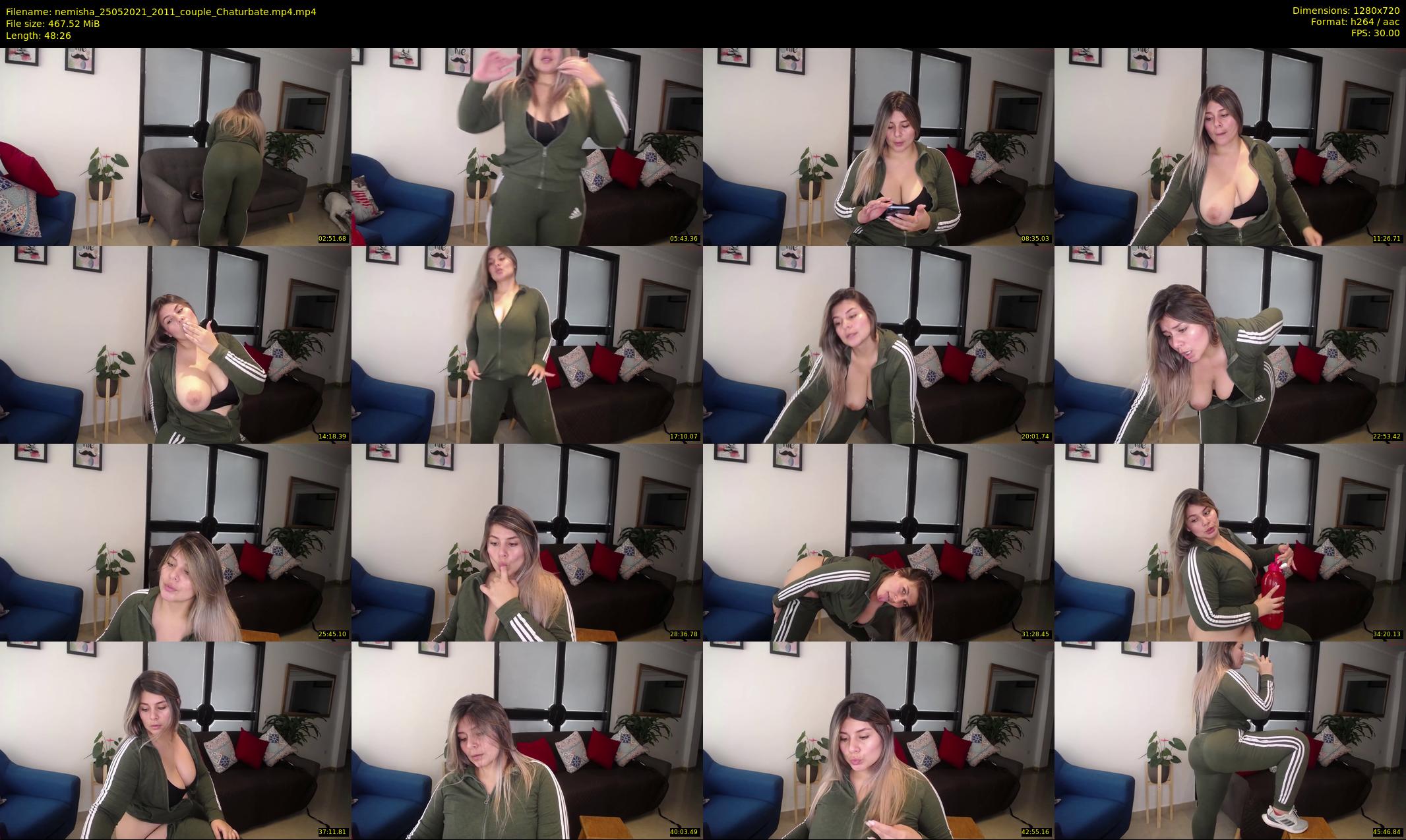 nemisha — 49 minute Chaturbate female cam show recording, 720p, May 25, 2021