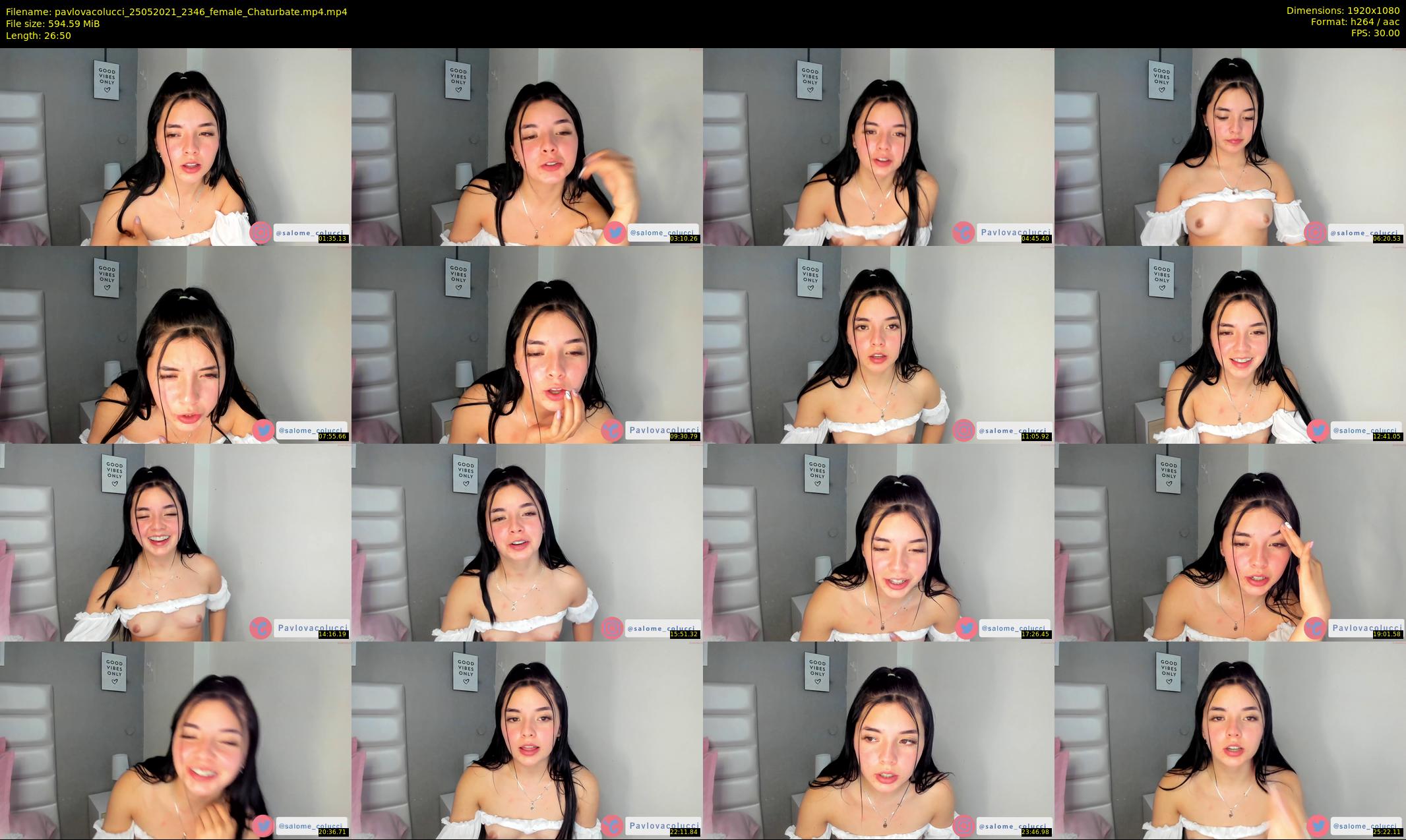 pavlovacolucci — 27 minute Chaturbate female cam show recording, 1080p, May 25, 2021
