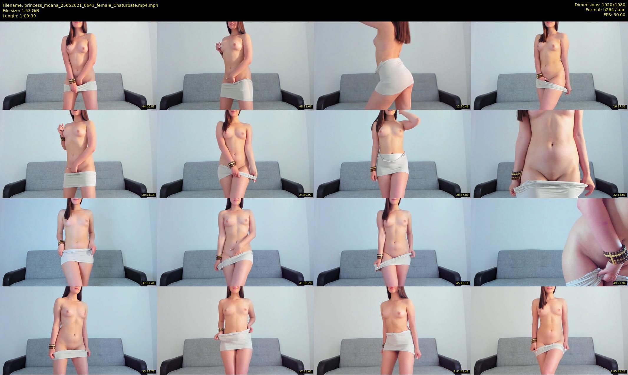 princess_moana — 70 minute Chaturbate female cam show recording, 1080p, May 25, 2021