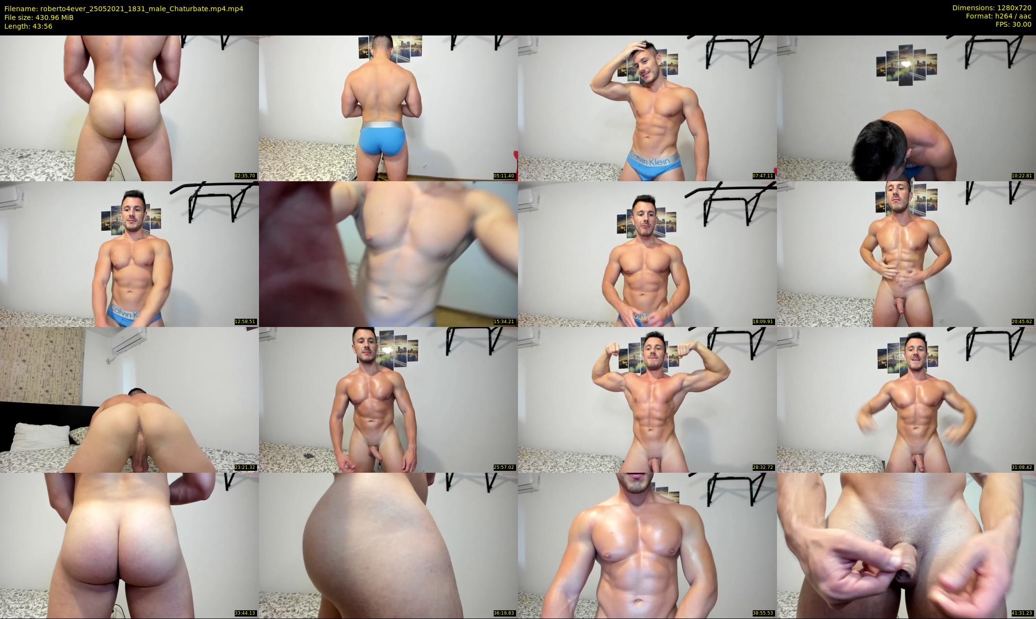 roberto4ever — 44 minute Chaturbate male cam show recording, 720p, May 25, 2021