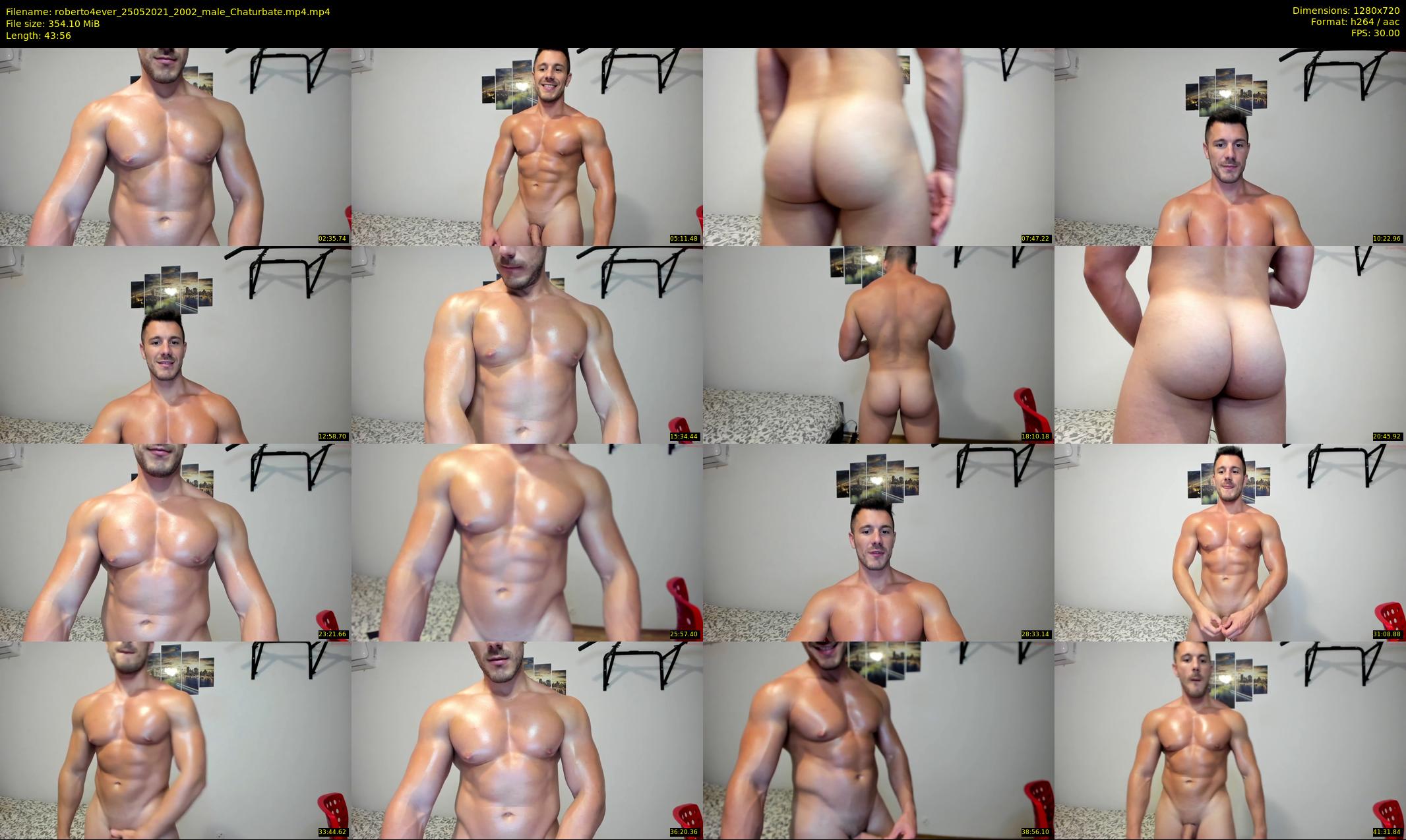 roberto4ever — 44 minute Chaturbate male cam show recording, 720p, May 25, 2021