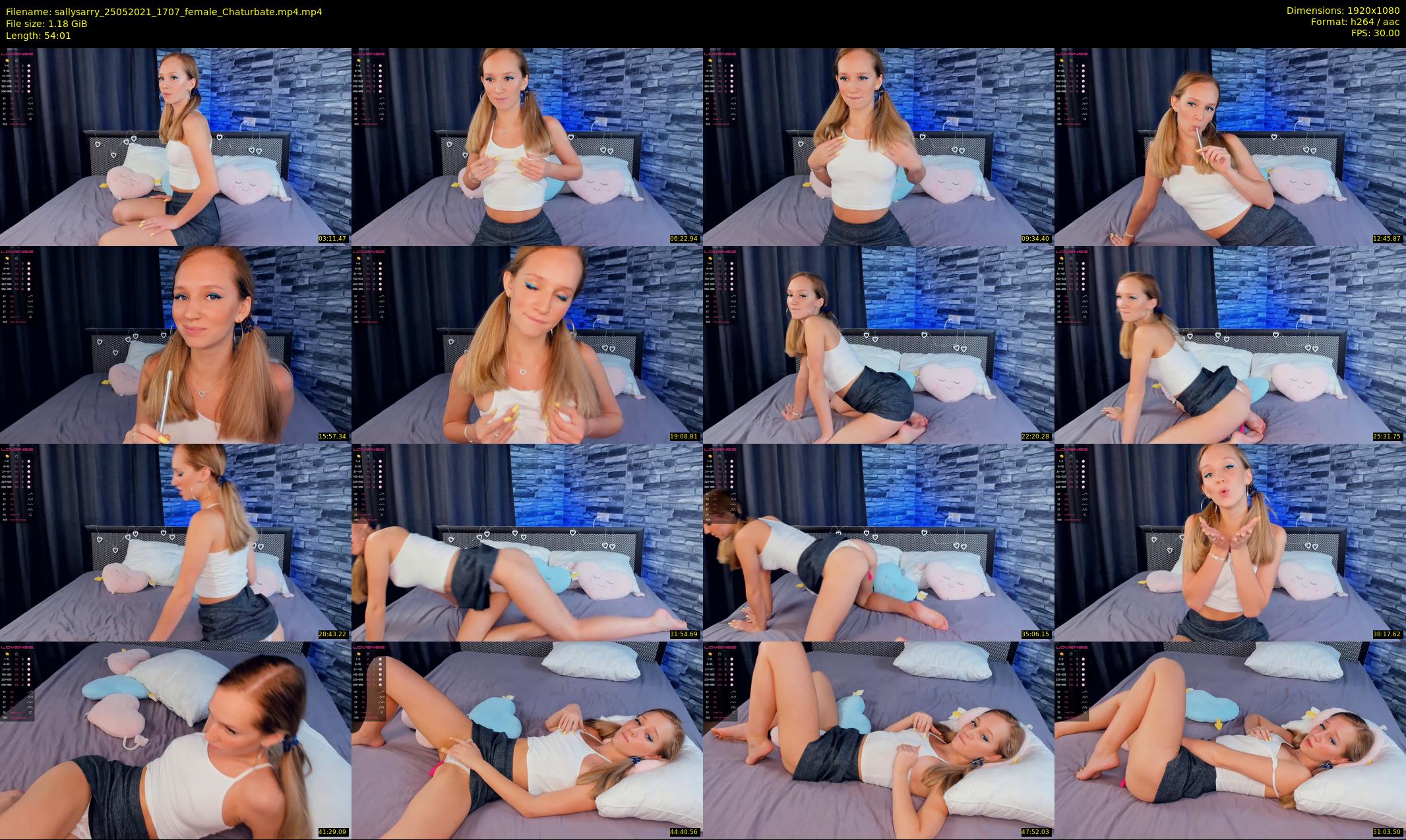 sallysarry — 55 minute Chaturbate couple cam show recording, 1080p, May 25, 2021