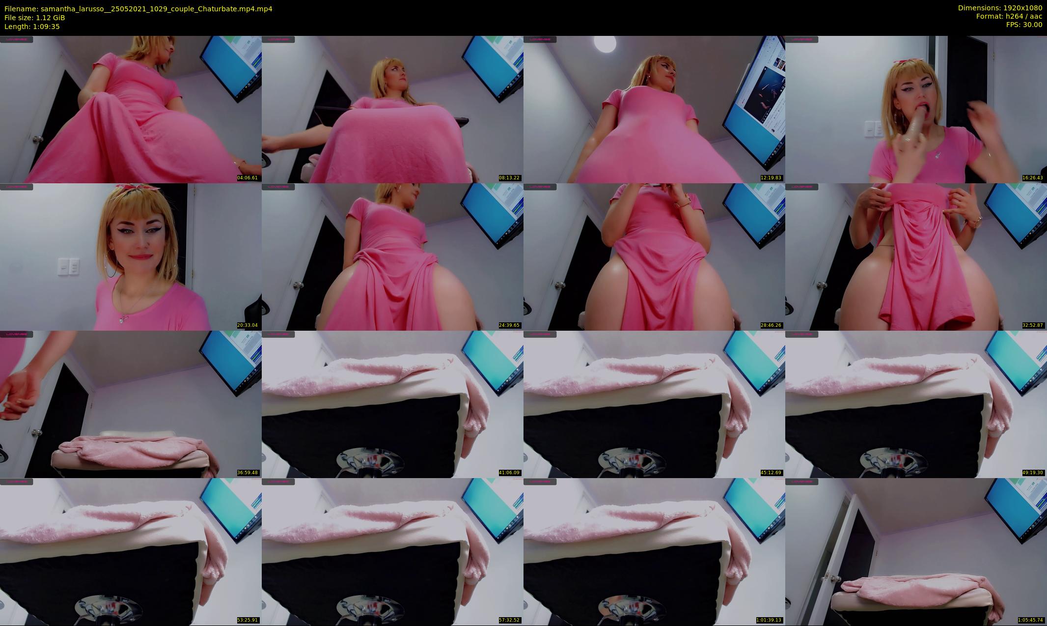 samantha_larusso_ — 70 minute Chaturbate couple cam show recording, 1080p, May 25, 2021