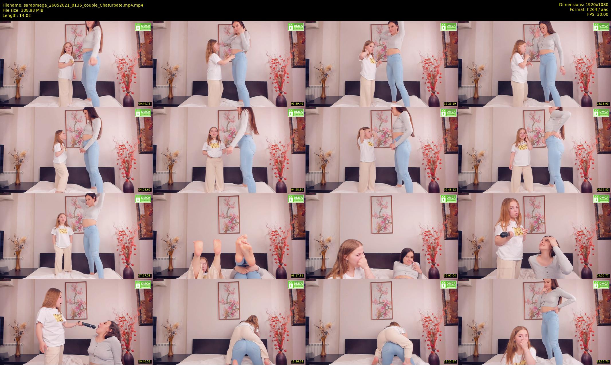saraomega — 15 minute Chaturbate couple cam show recording, 1080p, May 26, 2021