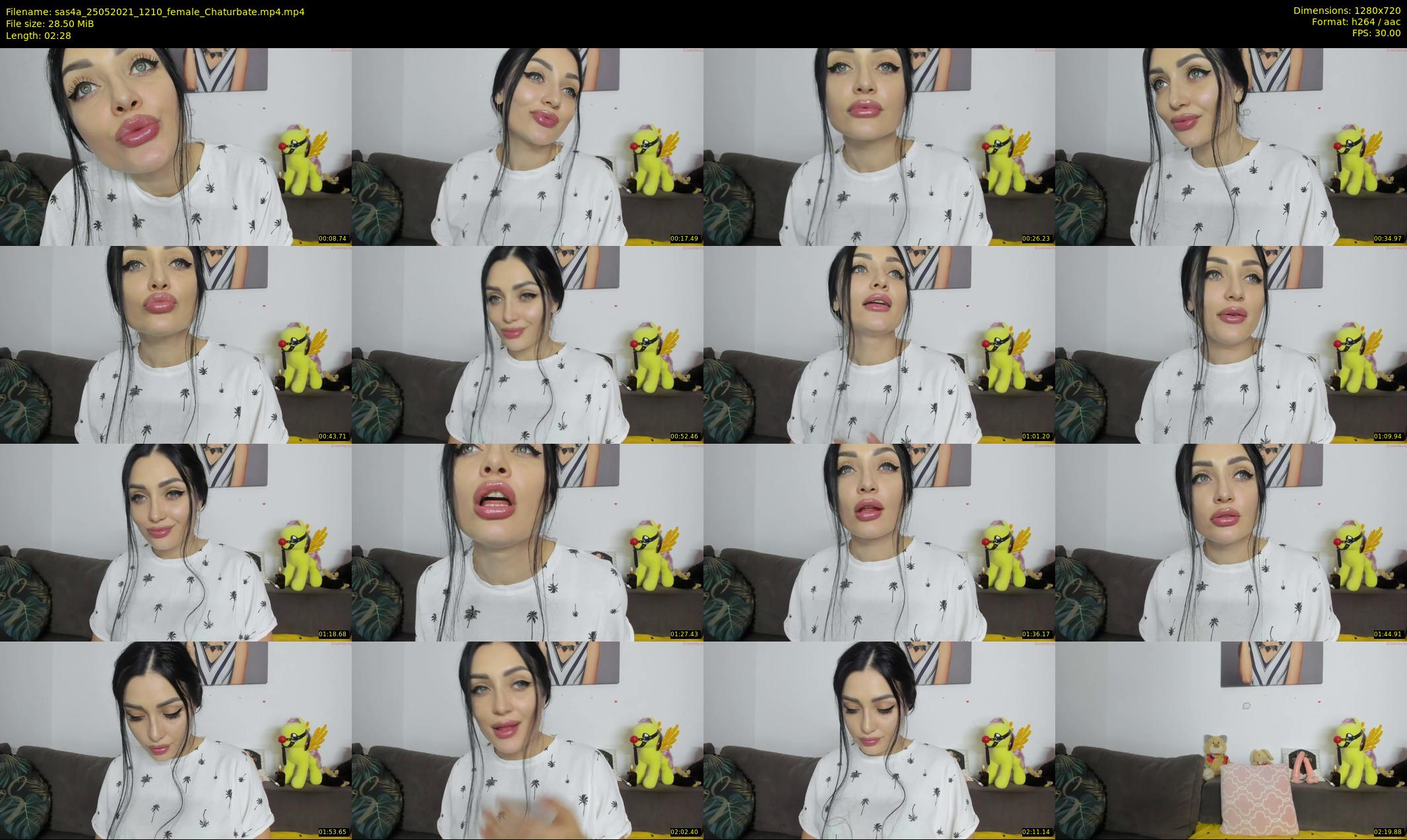 sas4a — 3 minute Chaturbate female cam show recording, 720p, May 25, 2021