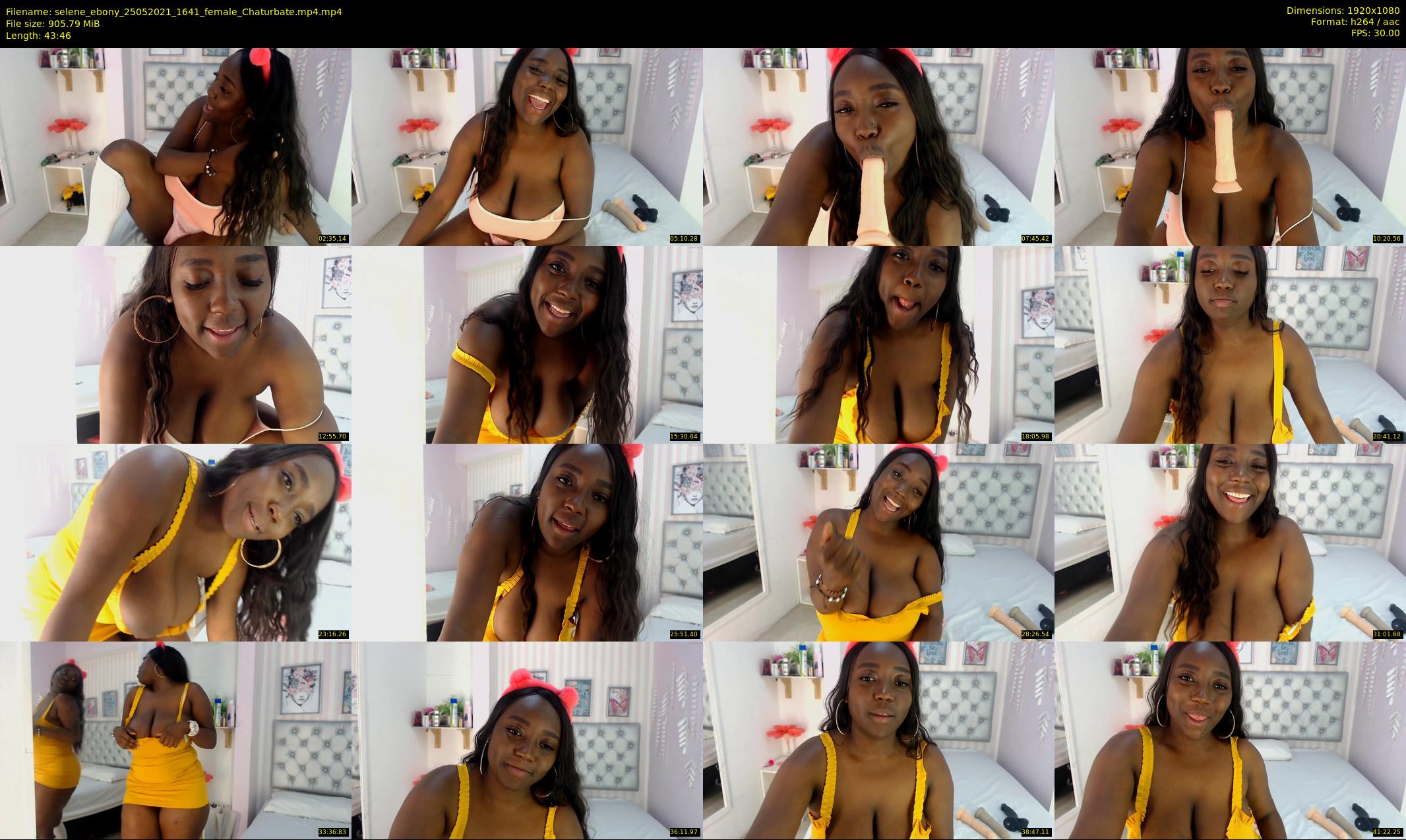 selene_ebony — 44 minute Chaturbate female cam show recording, 1080p, May 25, 2021