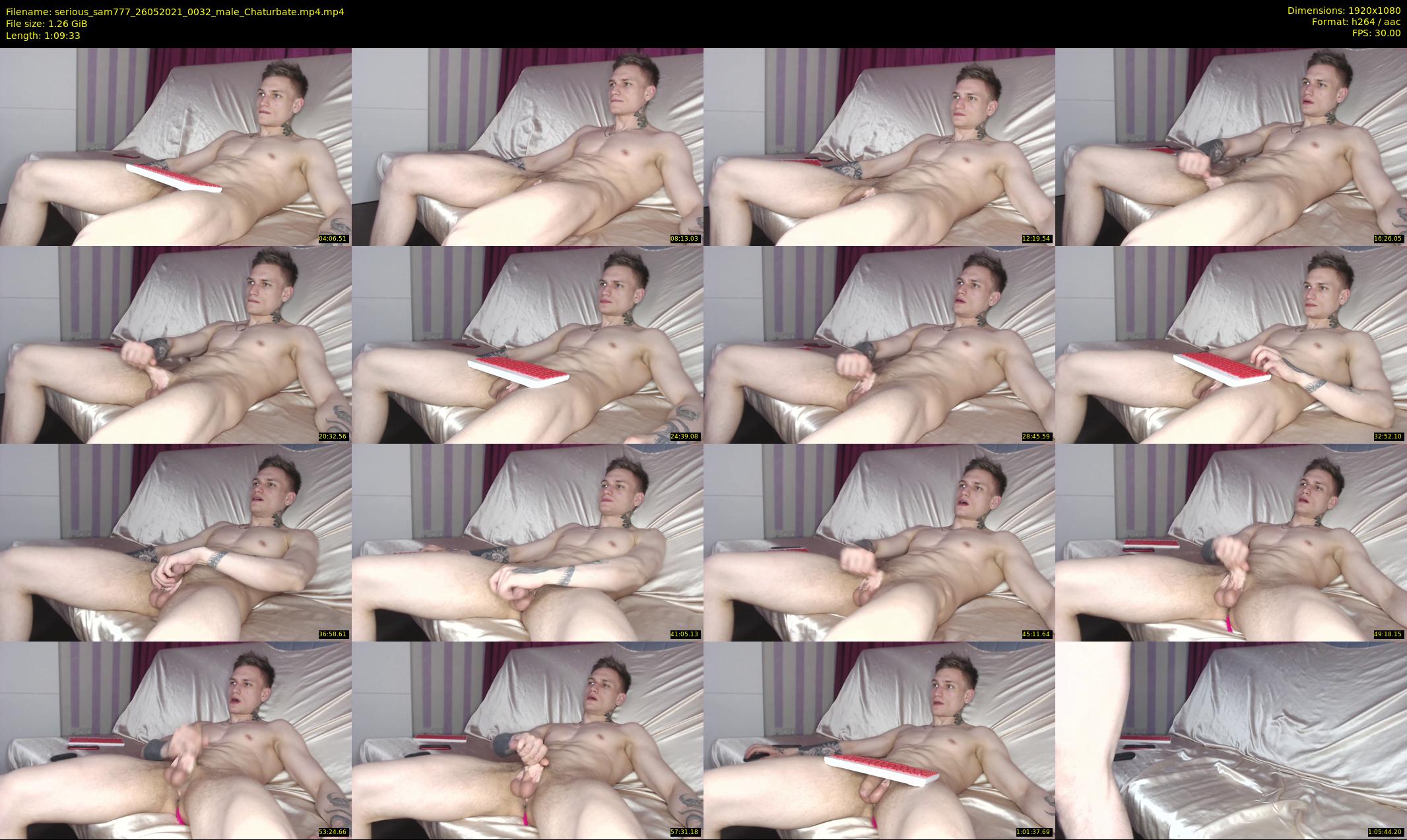 serious_sam777 — 70 minute Chaturbate male cam show recording, 1080p, May 26, 2021