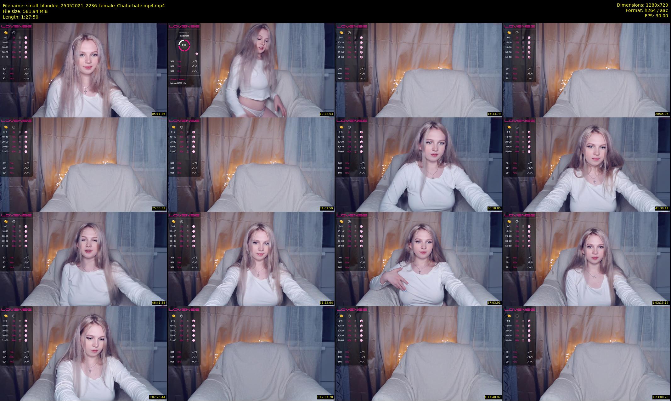 small_blondee — 88 minute Chaturbate female cam show recording, 720p, May 25, 2021