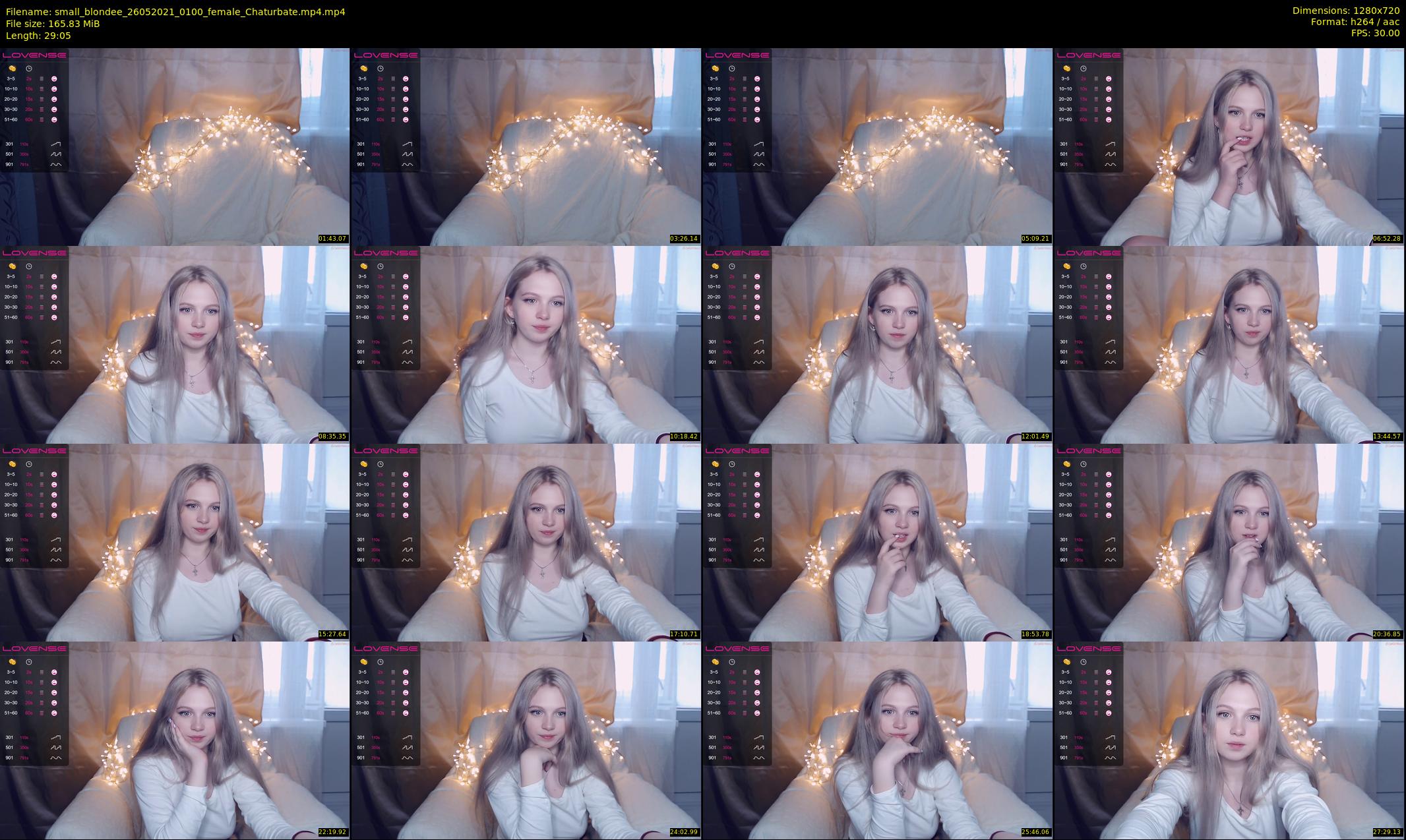 small_blondee — 30 minute Chaturbate female cam show recording, 720p, May 26, 2021