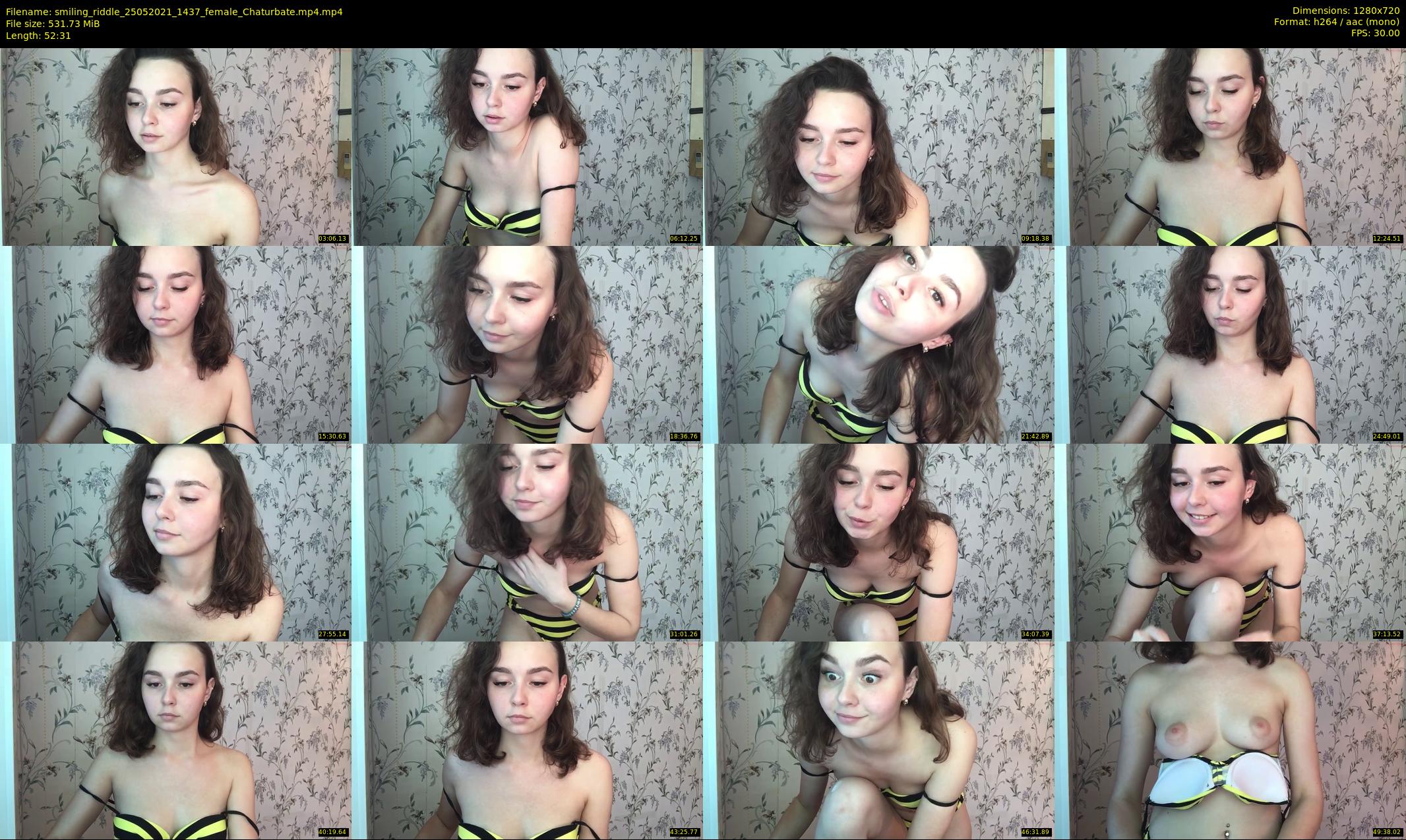 smiling_riddle — 53 minute Chaturbate female cam show recording, 720p, May 25, 2021