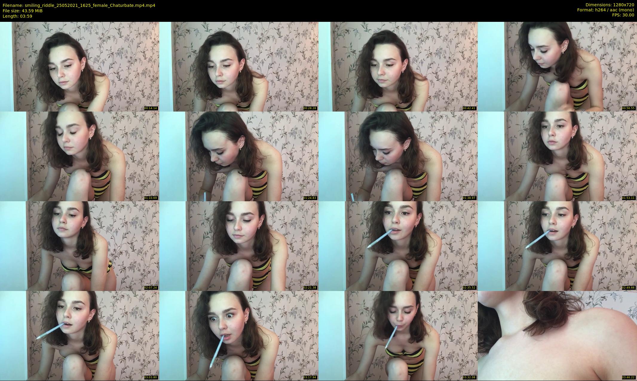 smiling_riddle — 4 minute Chaturbate female cam show recording, 720p, May 25, 2021