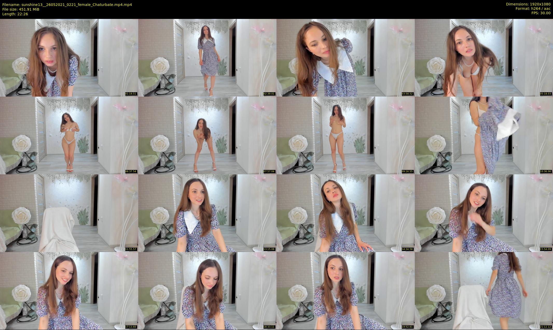 sunshine13_ — 23 minute Chaturbate female cam show recording, 1080p, May 26, 2021