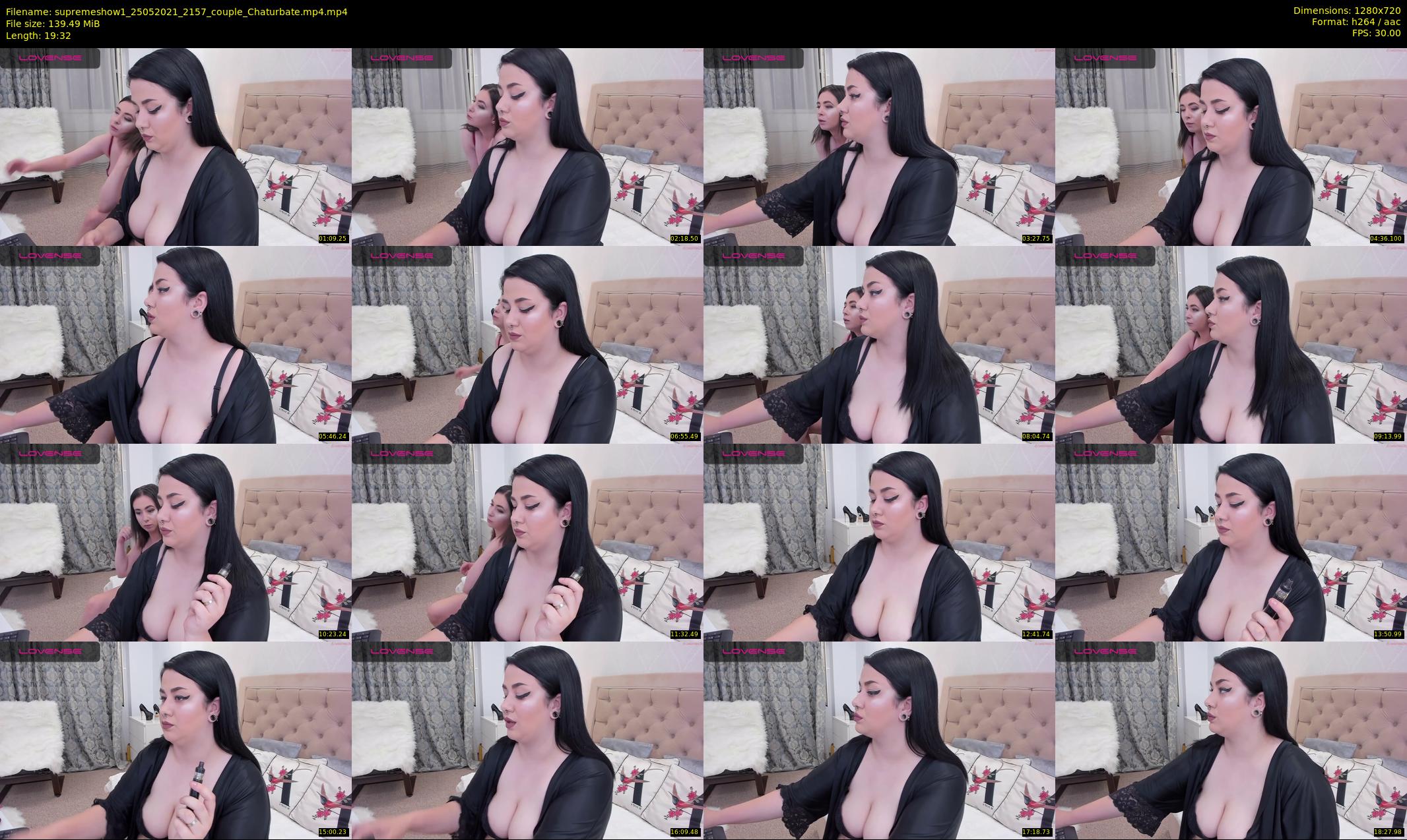 supremeshow1 — 20 minute Chaturbate couple cam show recording, 720p, May 25, 2021