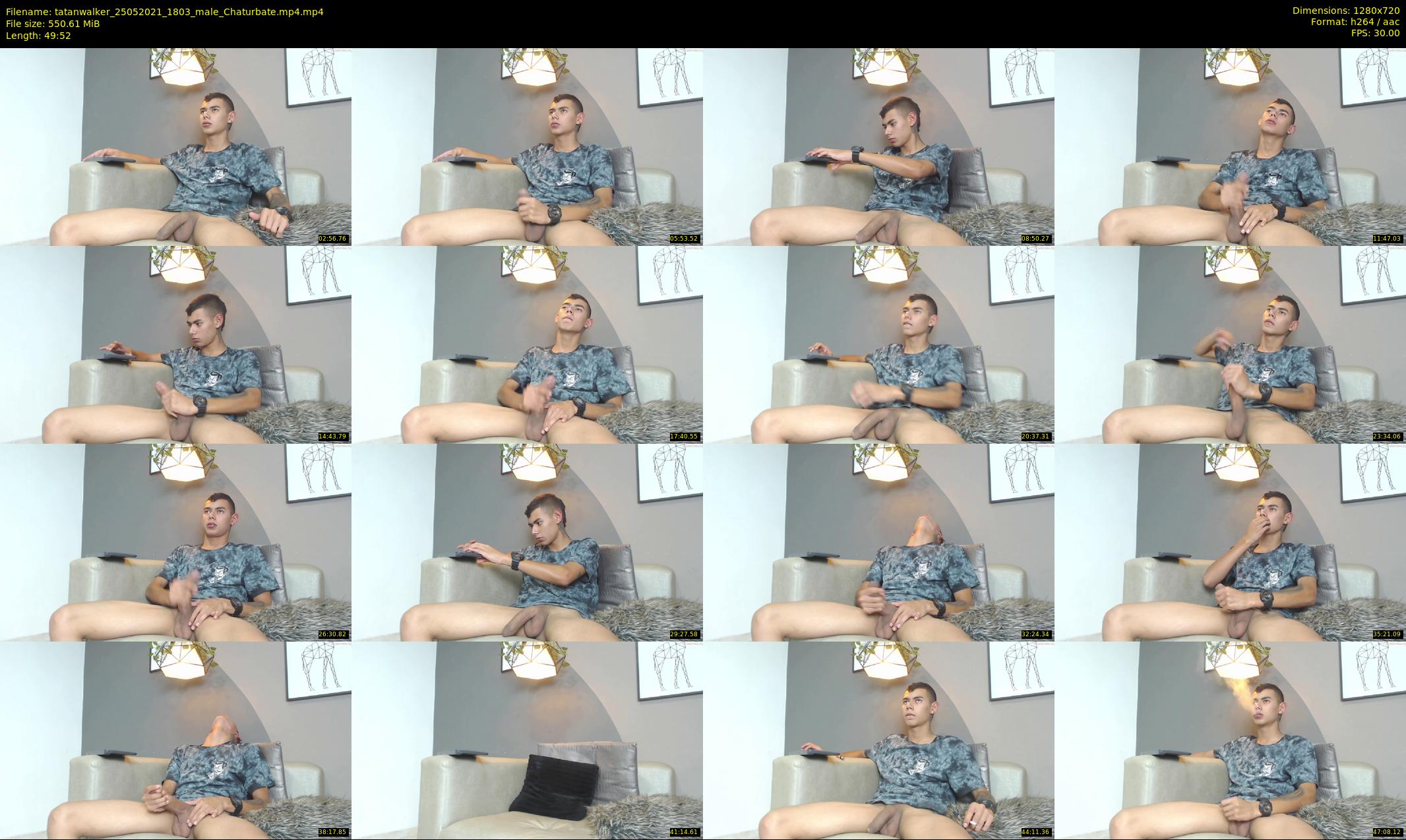 tatanwalker — 50 minute Chaturbate male cam show recording, 720p, May 25, 2021