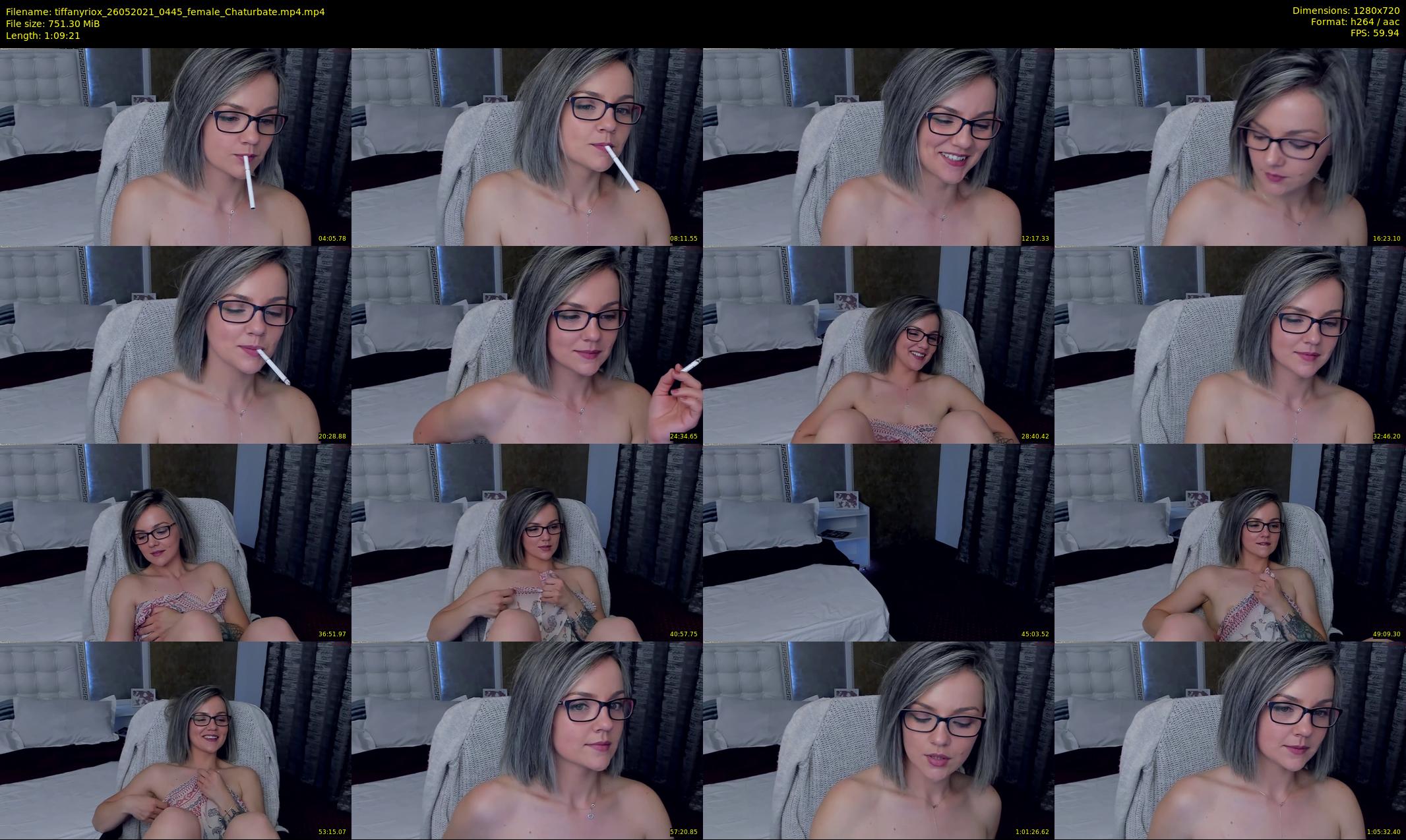 tiffanyriox — 70 minute Chaturbate female cam show recording, 720p, May 26, 2021