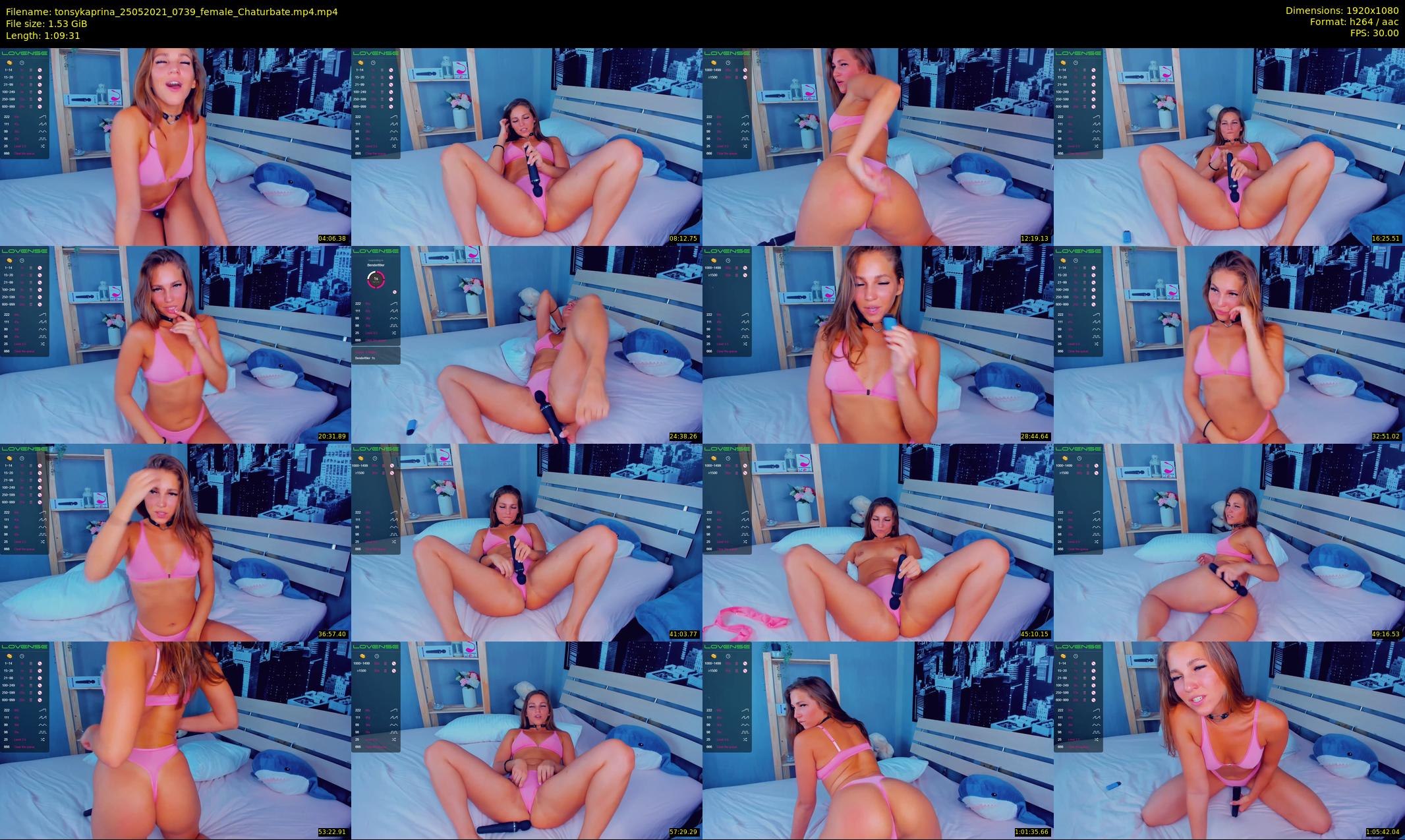 tonsykaprina — 70 minute Chaturbate couple cam show recording, 1080p, May 25, 2021