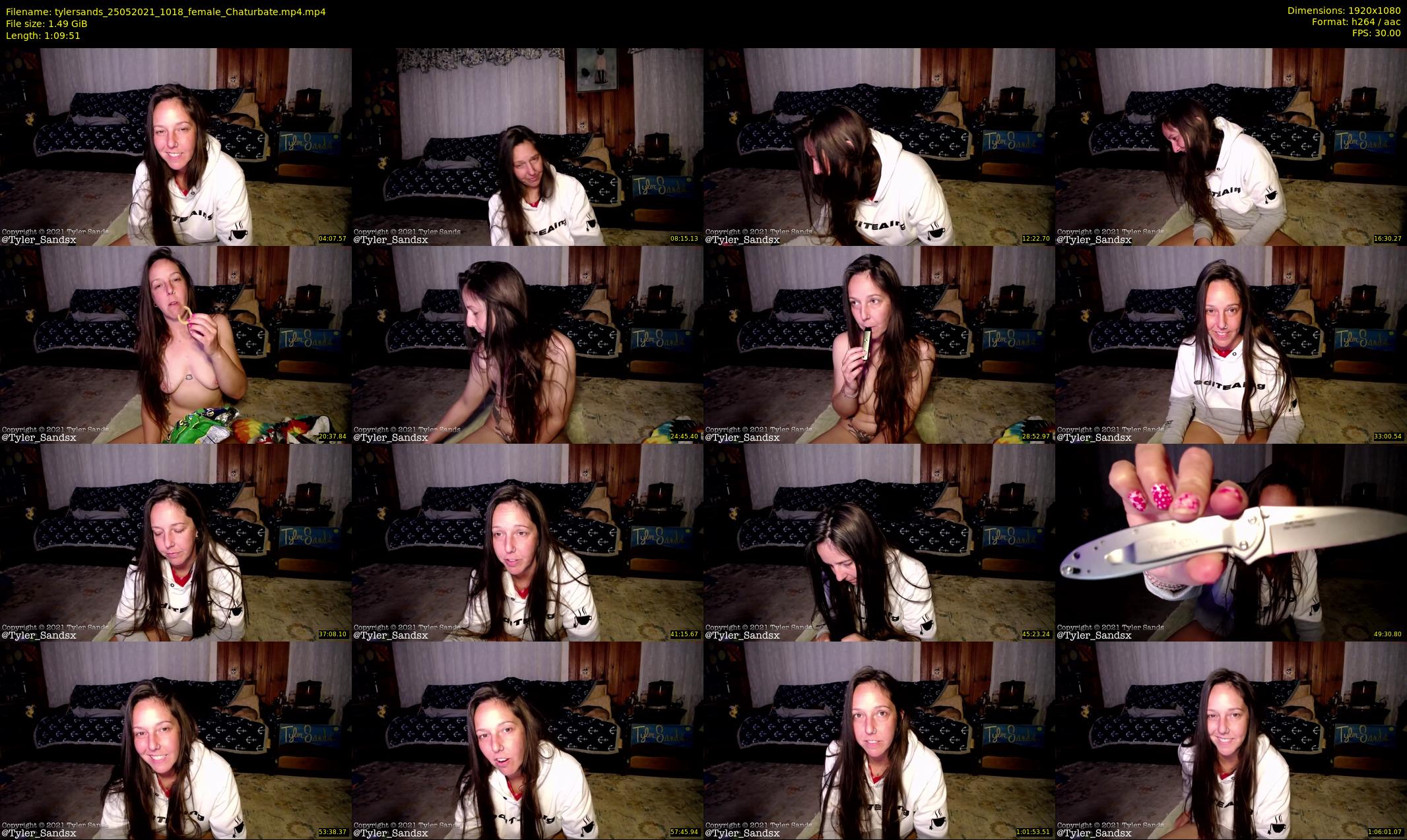 tylersands — 70 minute Chaturbate female cam show recording, 1080p, May 25, 2021