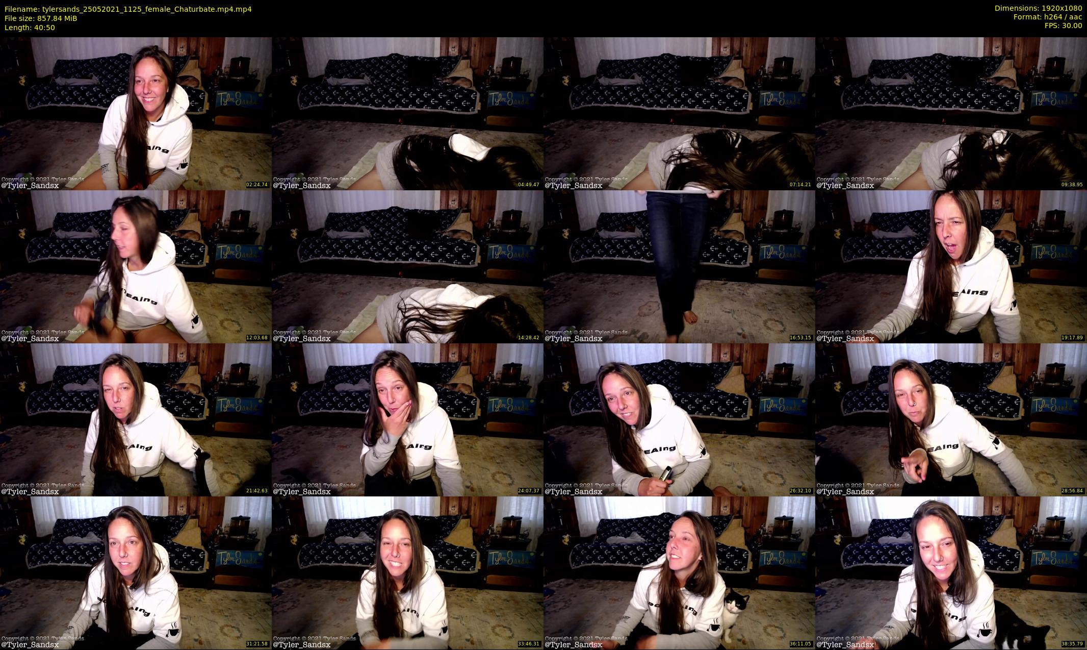 tylersands — 41 minute Chaturbate female cam show recording, 1080p, May 25, 2021