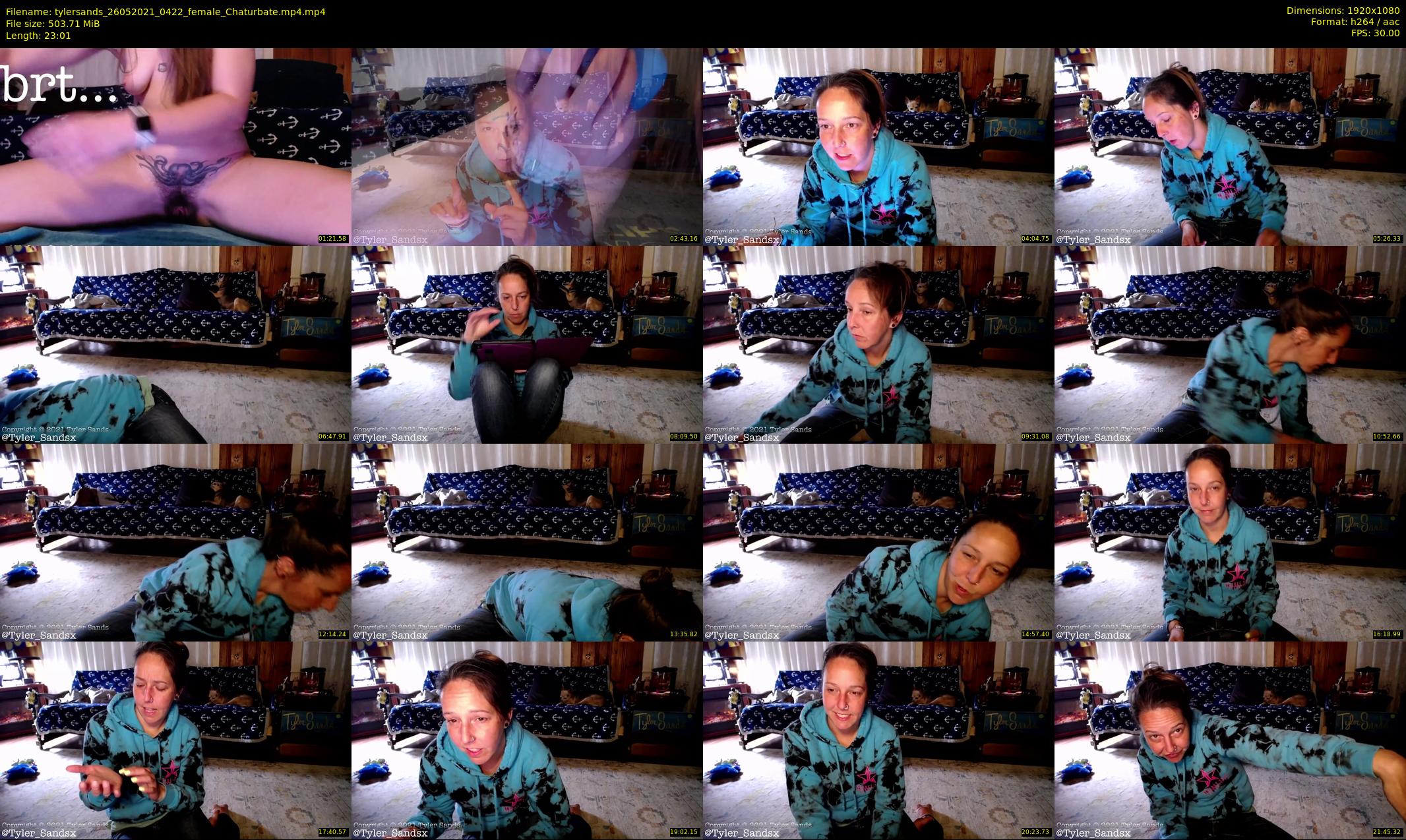 tylersands — 24 minute Chaturbate female cam show recording, 1080p, May 26, 2021