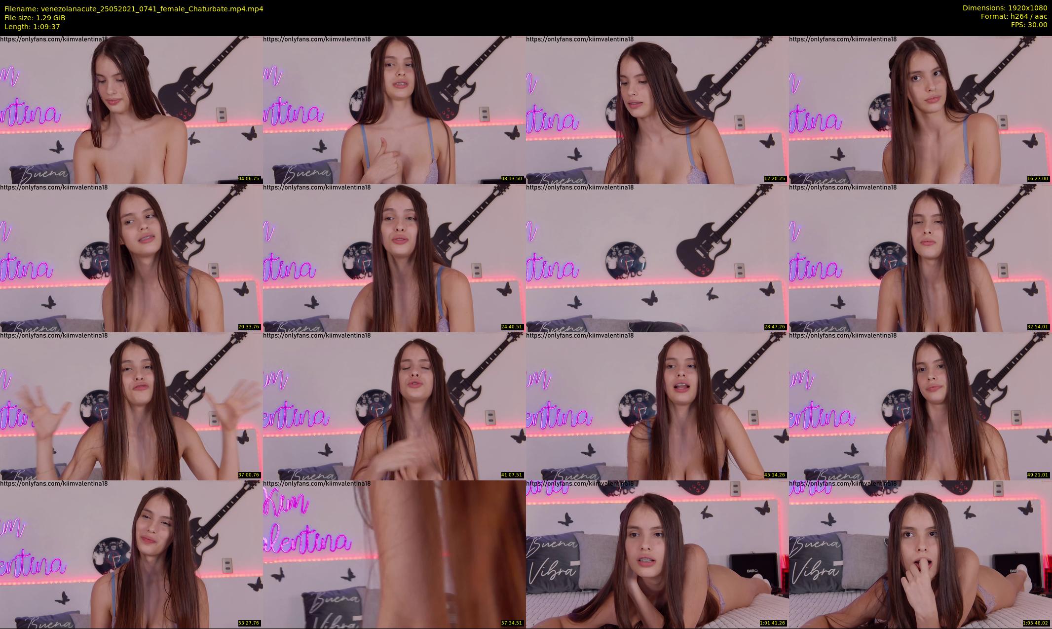 venezolanacute — 70 minute Chaturbate female cam show recording, 1080p, May 25, 2021