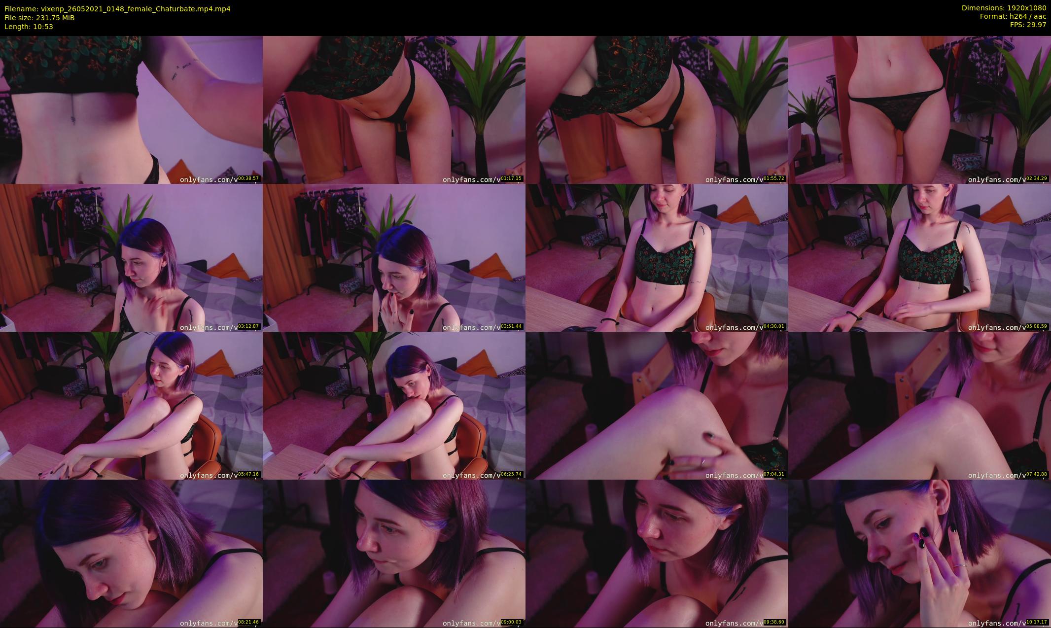vixenp — 11 minute Chaturbate female cam show recording, 1080p, May 26, 2021