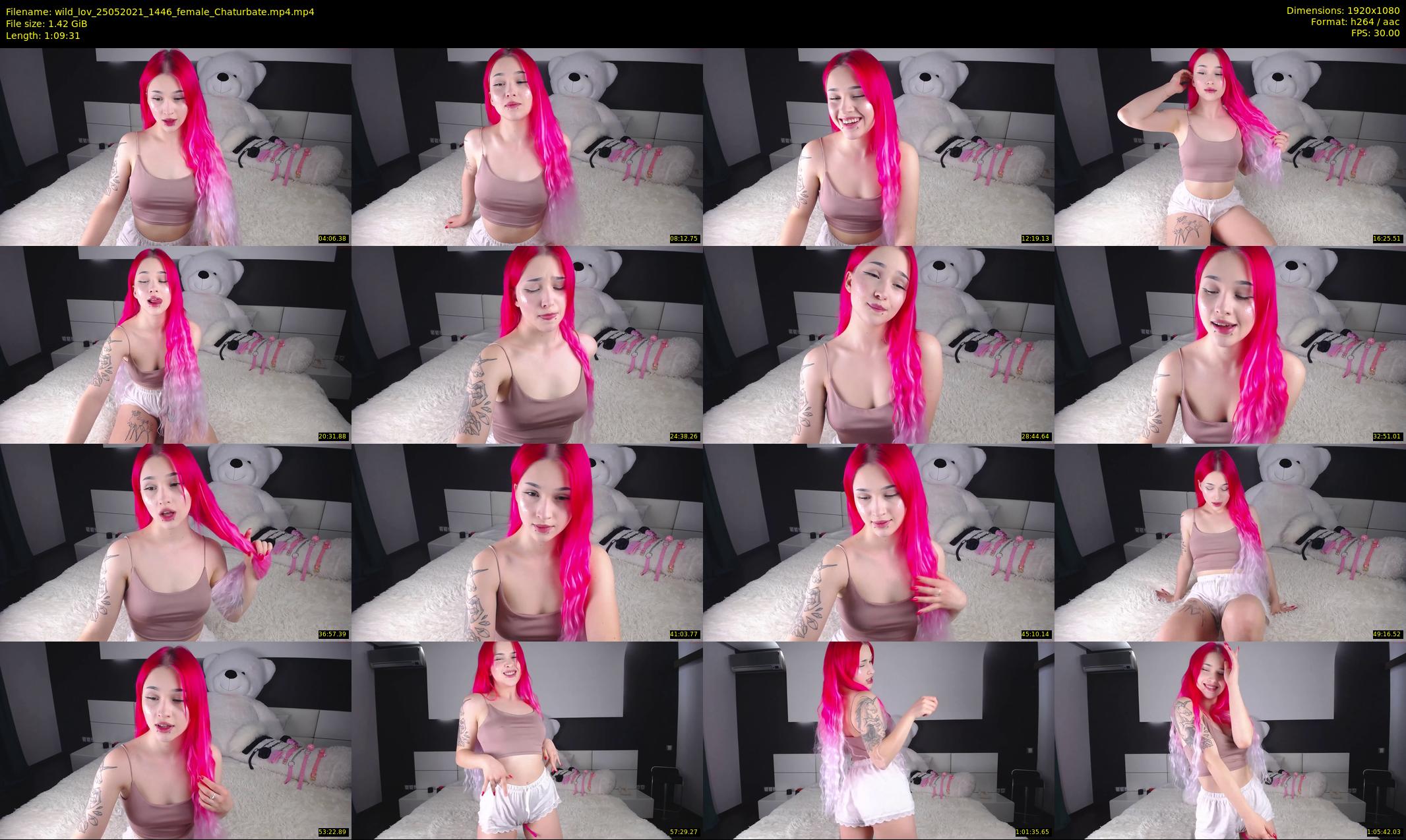wild_lov — 70 minute Chaturbate female cam show recording, 1080p, May 25, 2021