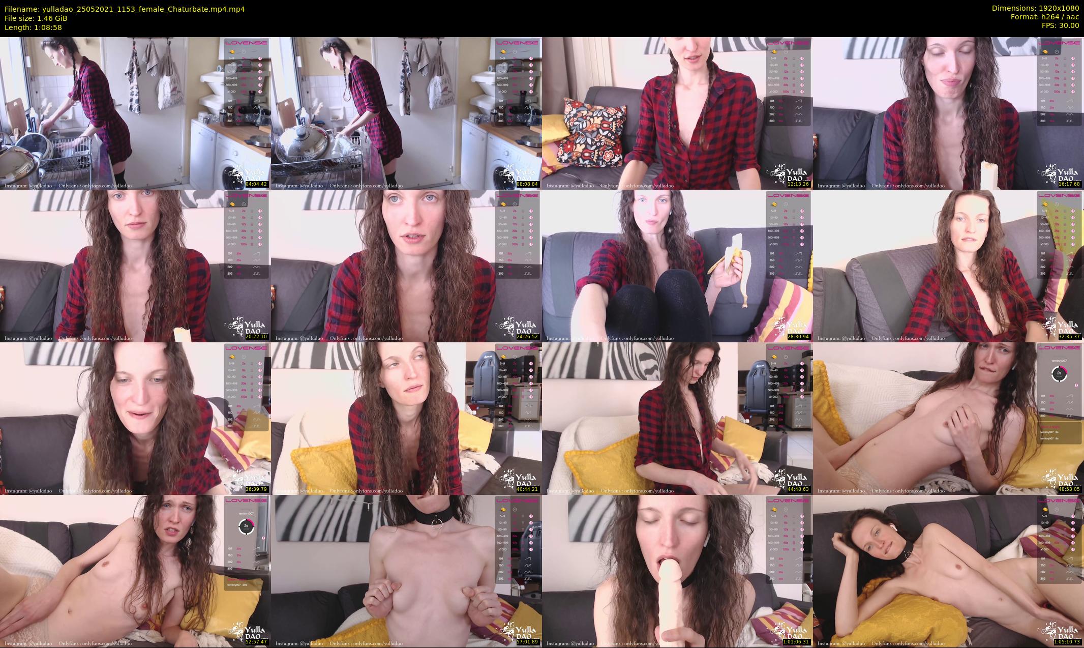 yulladao — 69 minute Chaturbate female cam show recording, 1080p, May 25, 2021