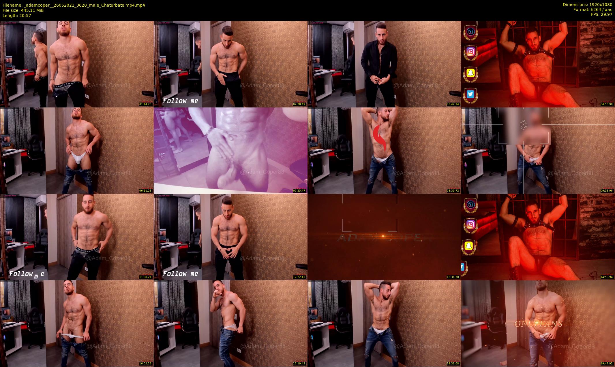 _adamcoper_ — 21 minute Chaturbate male cam show recording, 1080p, May 26, 2021