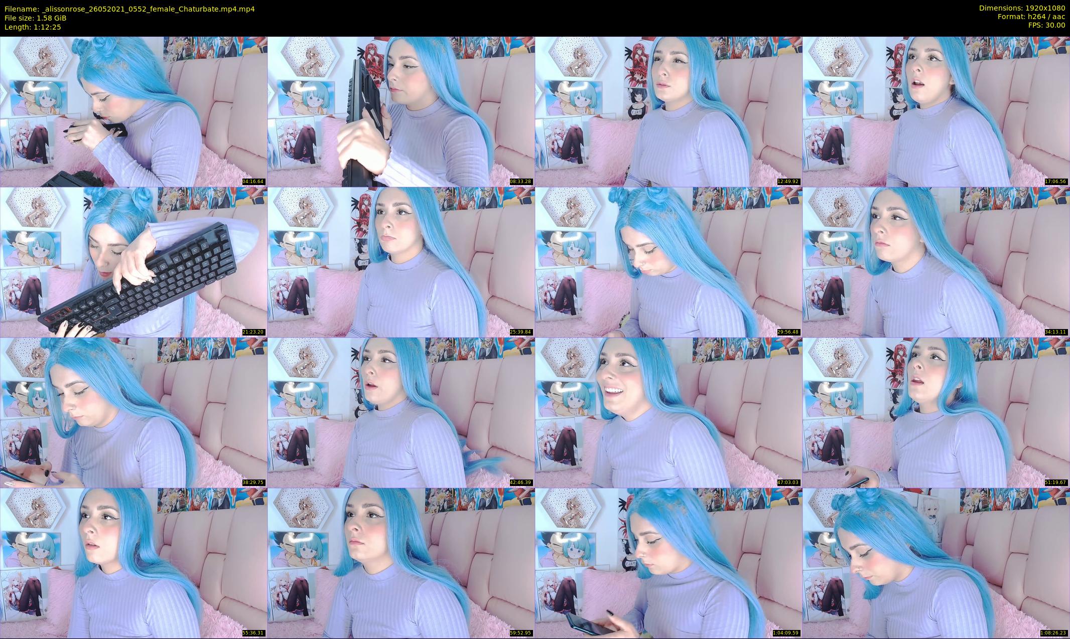 _alissonrose — 73 minute Chaturbate female cam show recording, 1080p, May 26, 2021