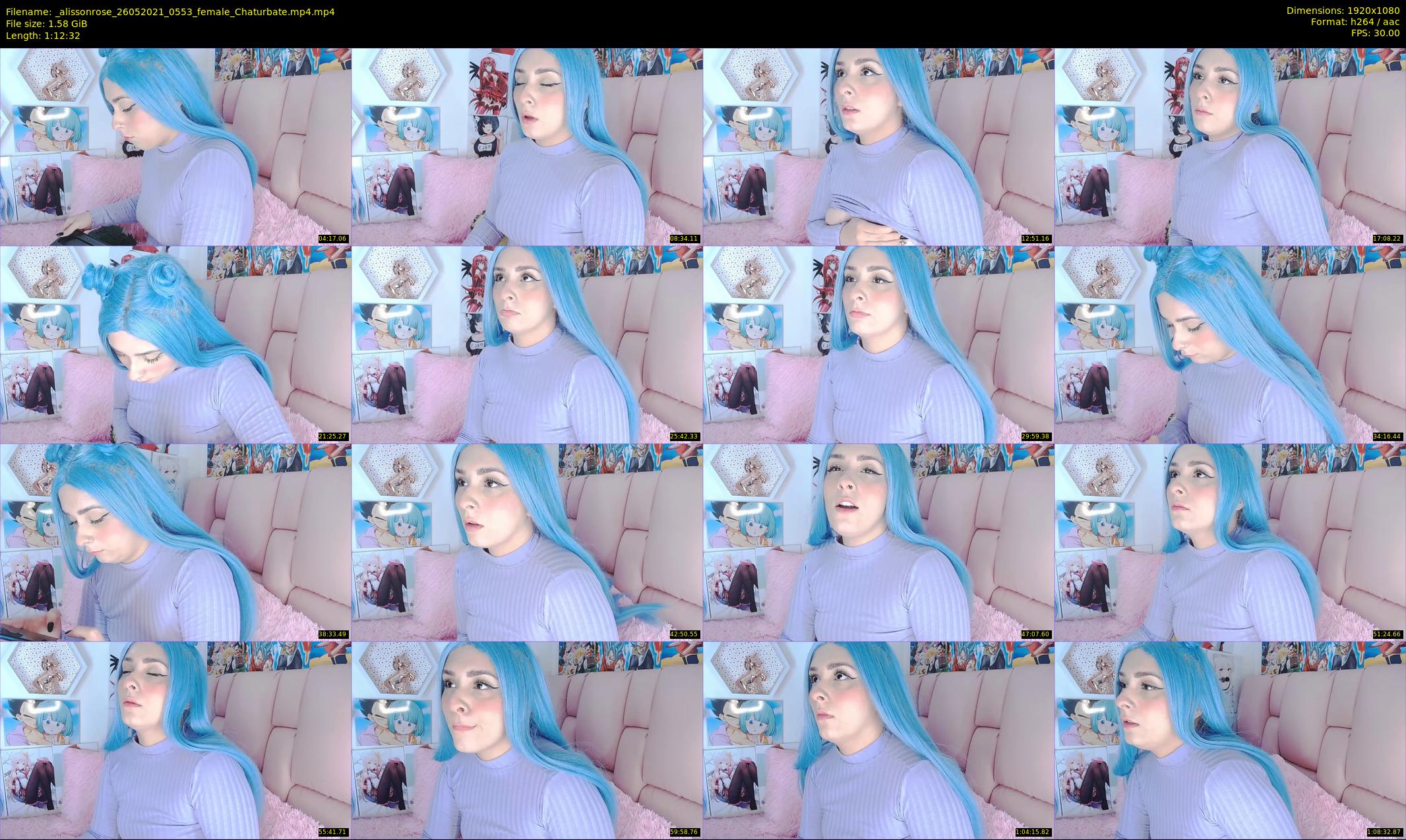 _alissonrose — 73 minute Chaturbate female cam show recording, 1080p, May 26, 2021