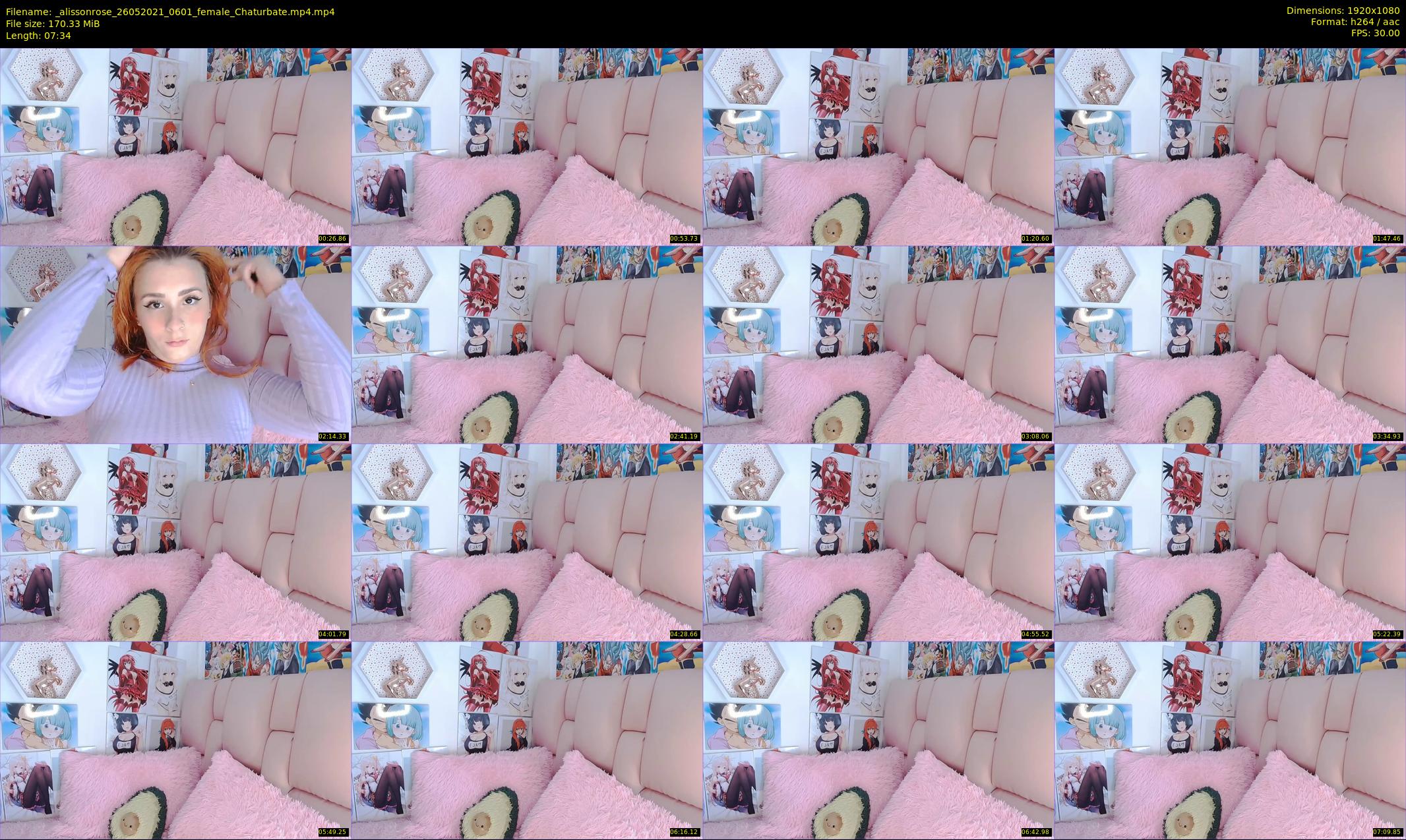 _alissonrose — 8 minute Chaturbate female cam show recording, 1080p, May 26, 2021
