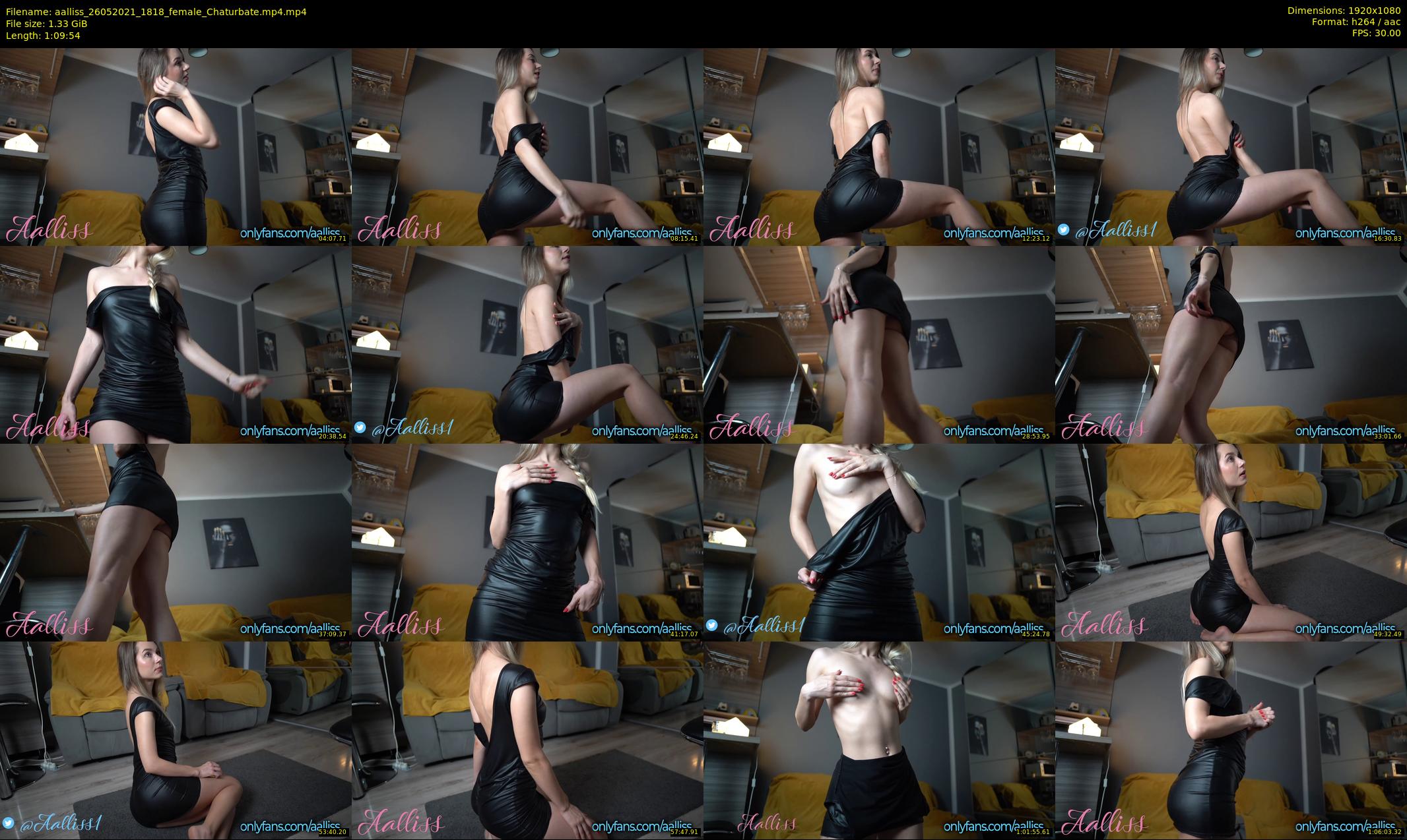 aalliss — 70 minute Chaturbate female cam show recording, 1080p, May 26, 2021