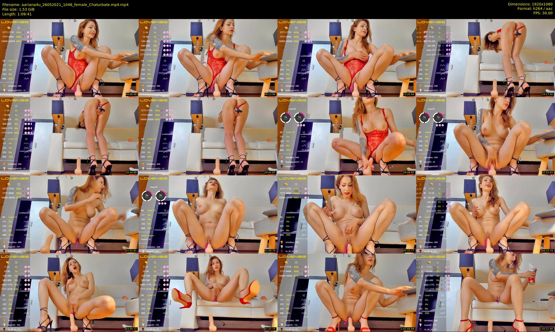 aariana4u — 70 minute Chaturbate female cam show recording, 1080p, May 26, 2021
