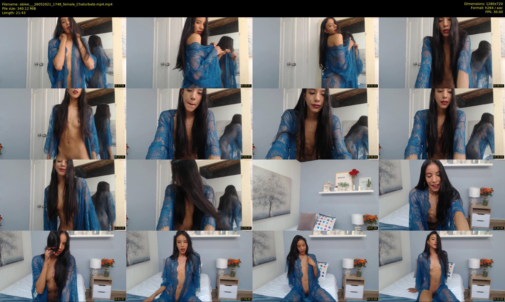 abiee__ — 22 minute Chaturbate female cam show recording, 720p, May 26, 2021