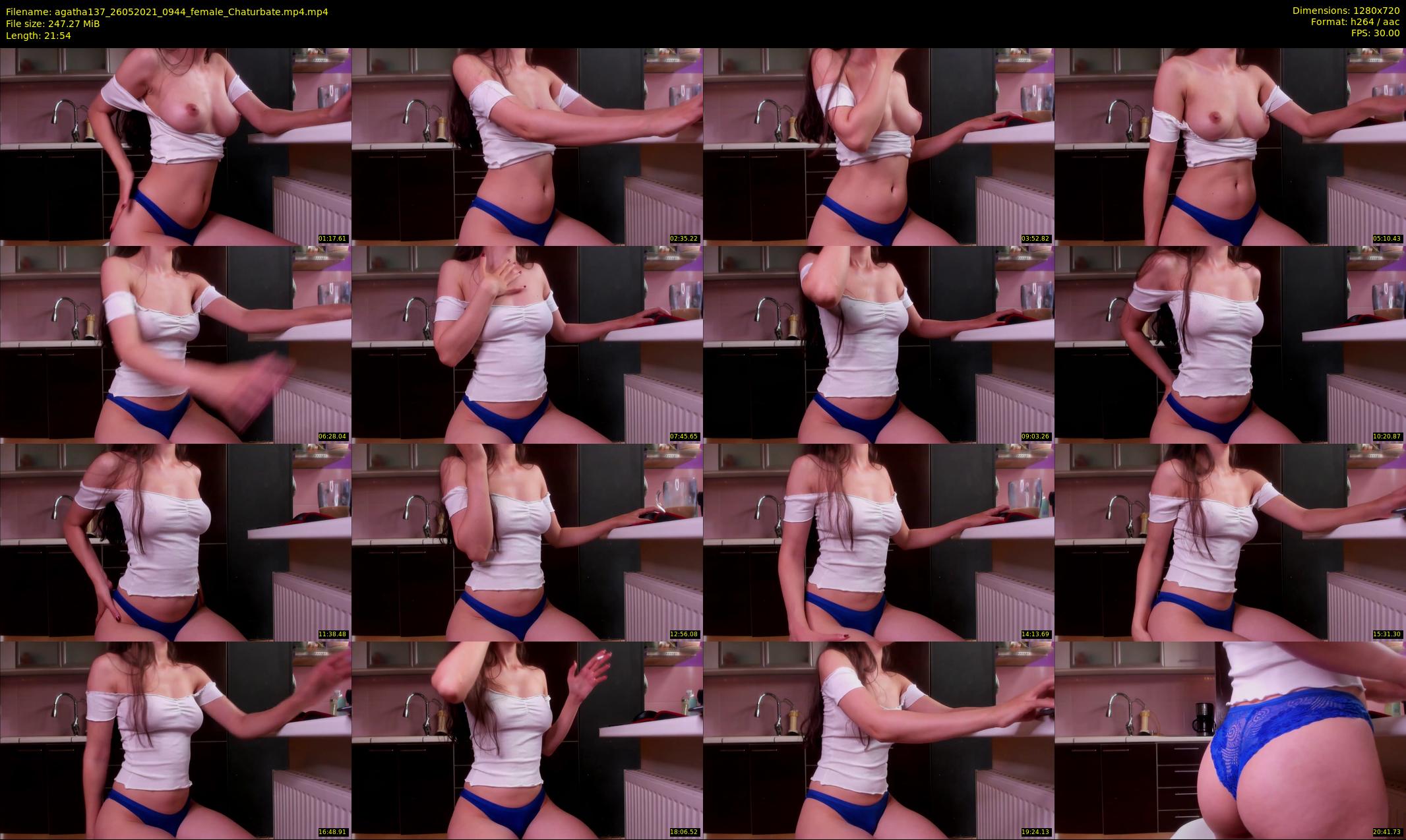 agatha137 — 22 minute Chaturbate female cam show recording, 720p, May 26, 2021
