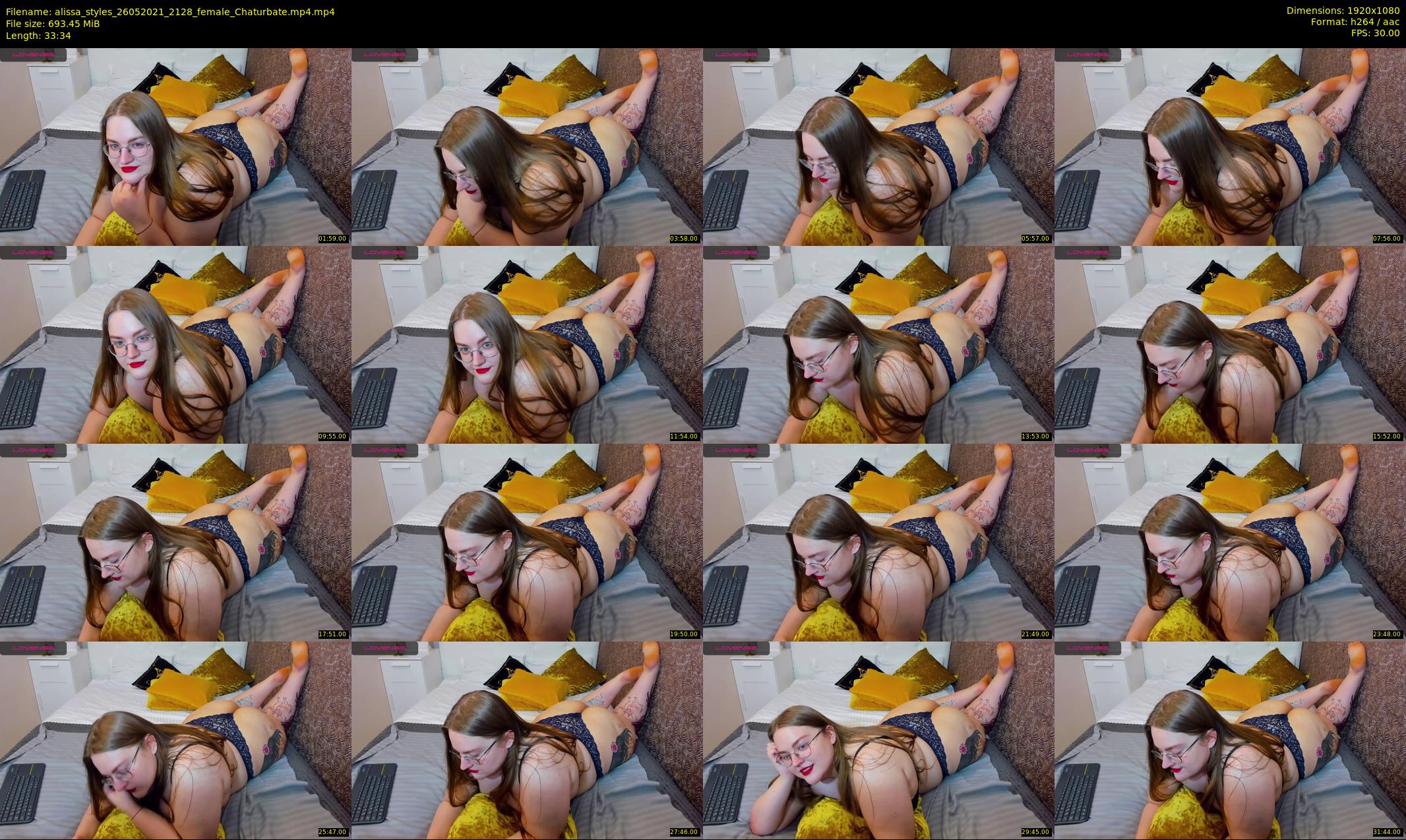 alissa_styles — 34 minute Chaturbate female cam show recording, 1080p, May 26, 2021
