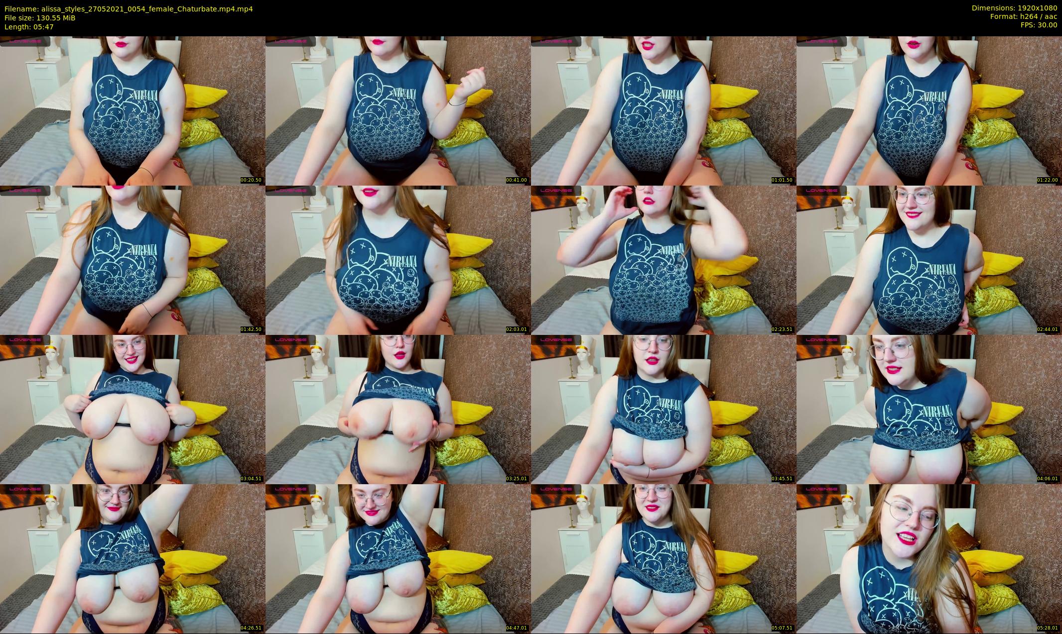 alissa_styles — 6 minute Chaturbate female cam show recording, 1080p, May 27, 2021