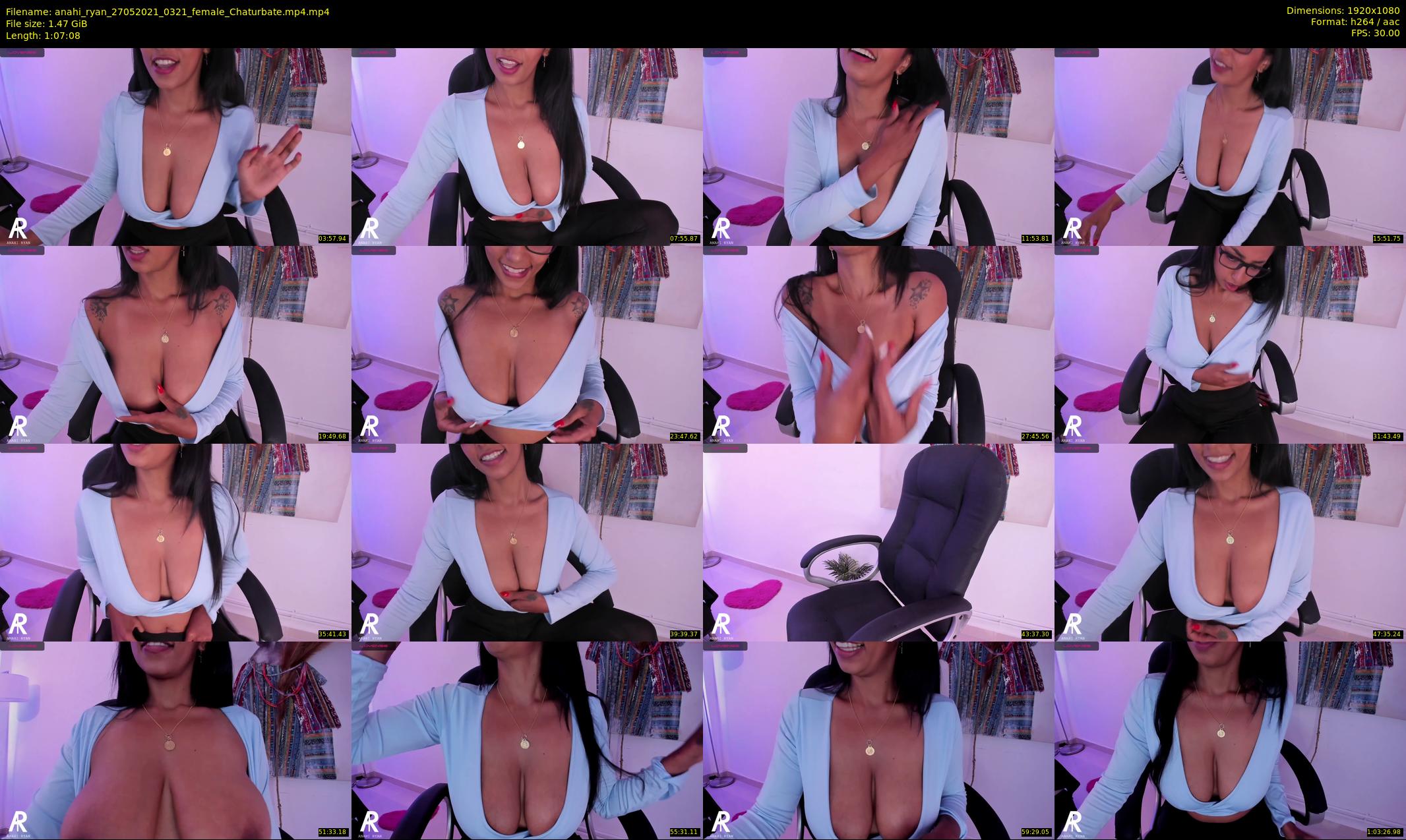 anahi_ryan — 68 minute Chaturbate female cam show recording, 1080p, May 27, 2021