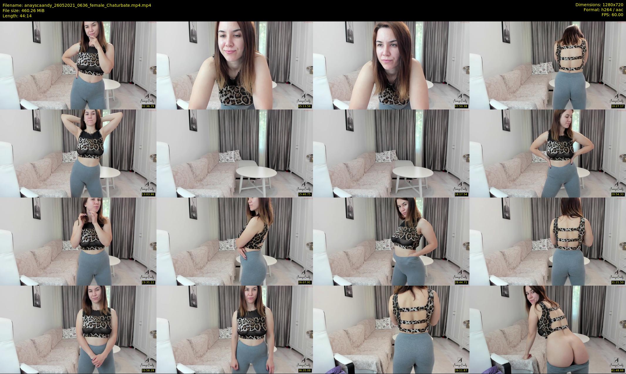 anayscaandy — 45 minute Chaturbate female cam show recording, 720p, May 26, 2021