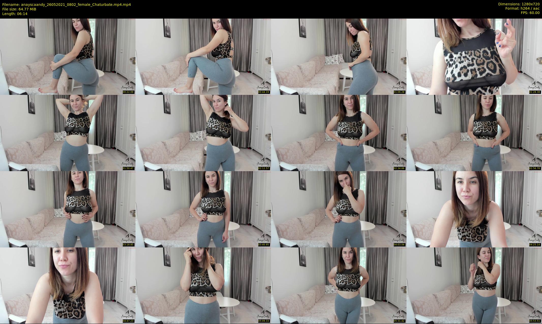 anayscaandy — 7 minute Chaturbate female cam show recording, 720p, May 26, 2021
