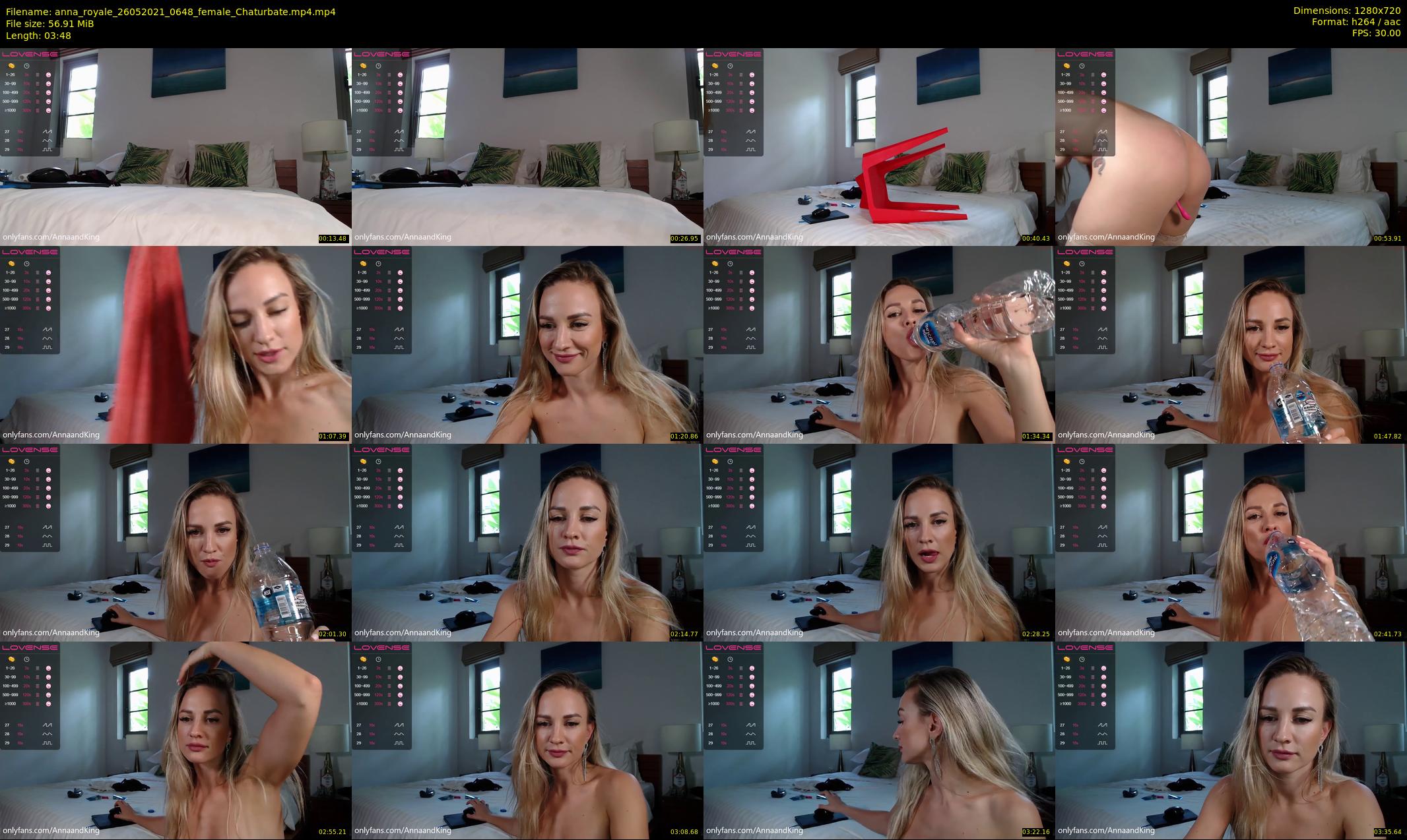 anna_royale — 4 minute Chaturbate female cam show recording, 720p, May 26, 2021