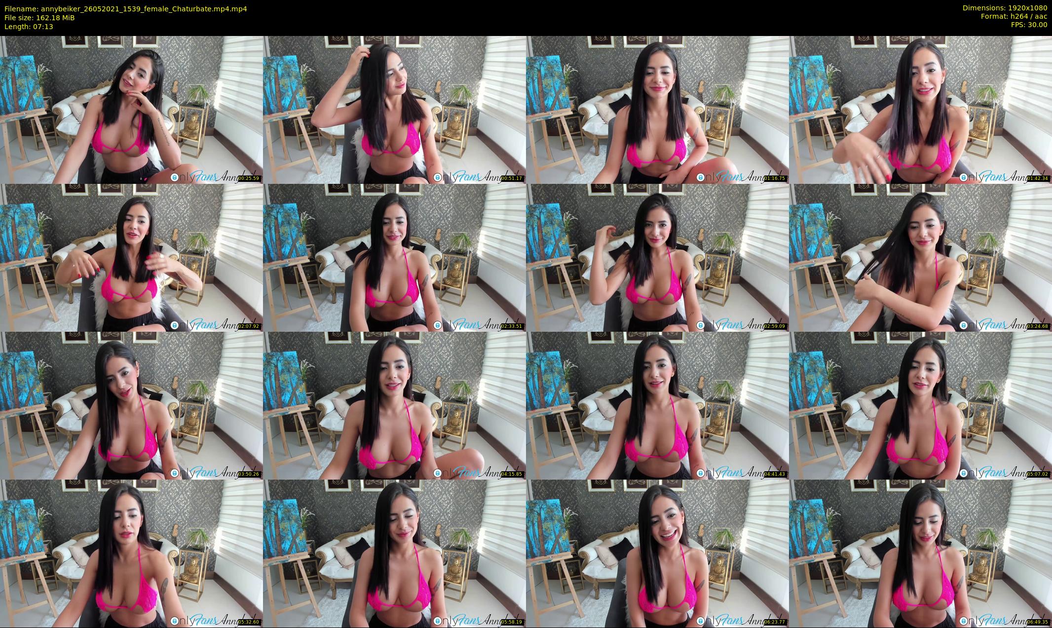 annybeiker — 8 minute Chaturbate female cam show recording, 1080p, May 26, 2021
