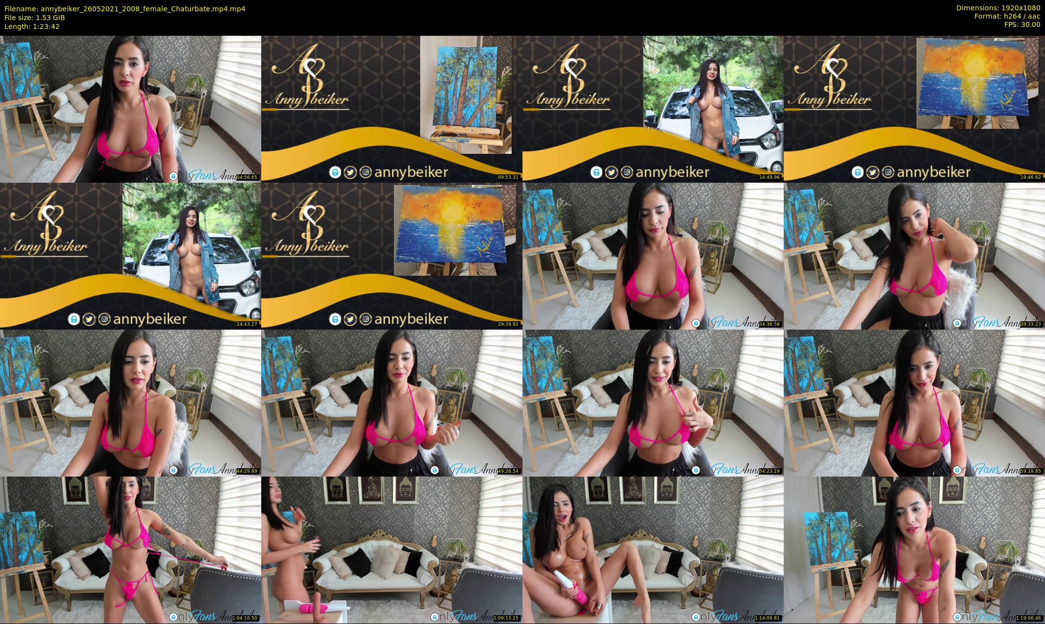 annybeiker — 84 minute Chaturbate female cam show recording, 1080p, May 26, 2021