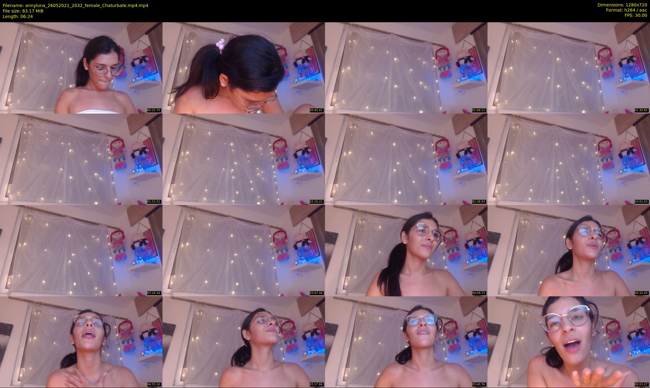 annyluna — 7 minute Chaturbate female cam show recording, 720p, May 26, 2021